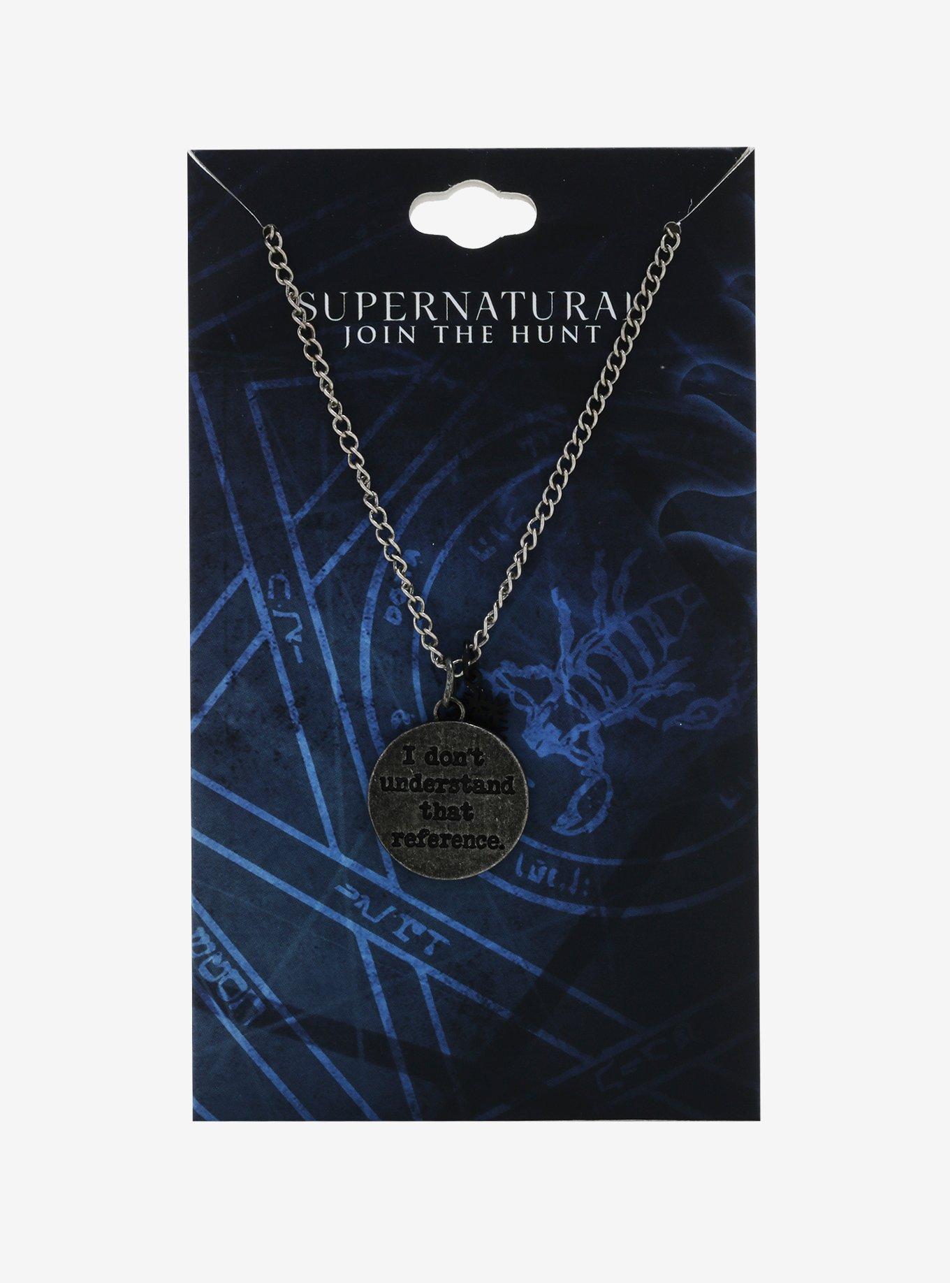 Supernatural Castiel Reference Necklace, , alternate