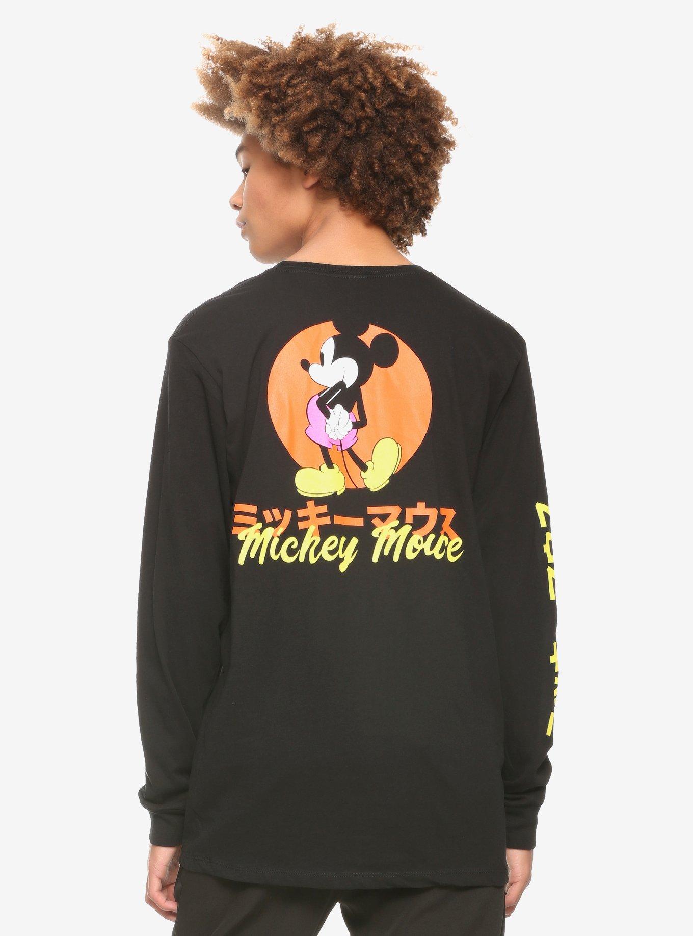 Disney Mickey Mouse Japanese Long-Sleeve T-Shirt, , alternate