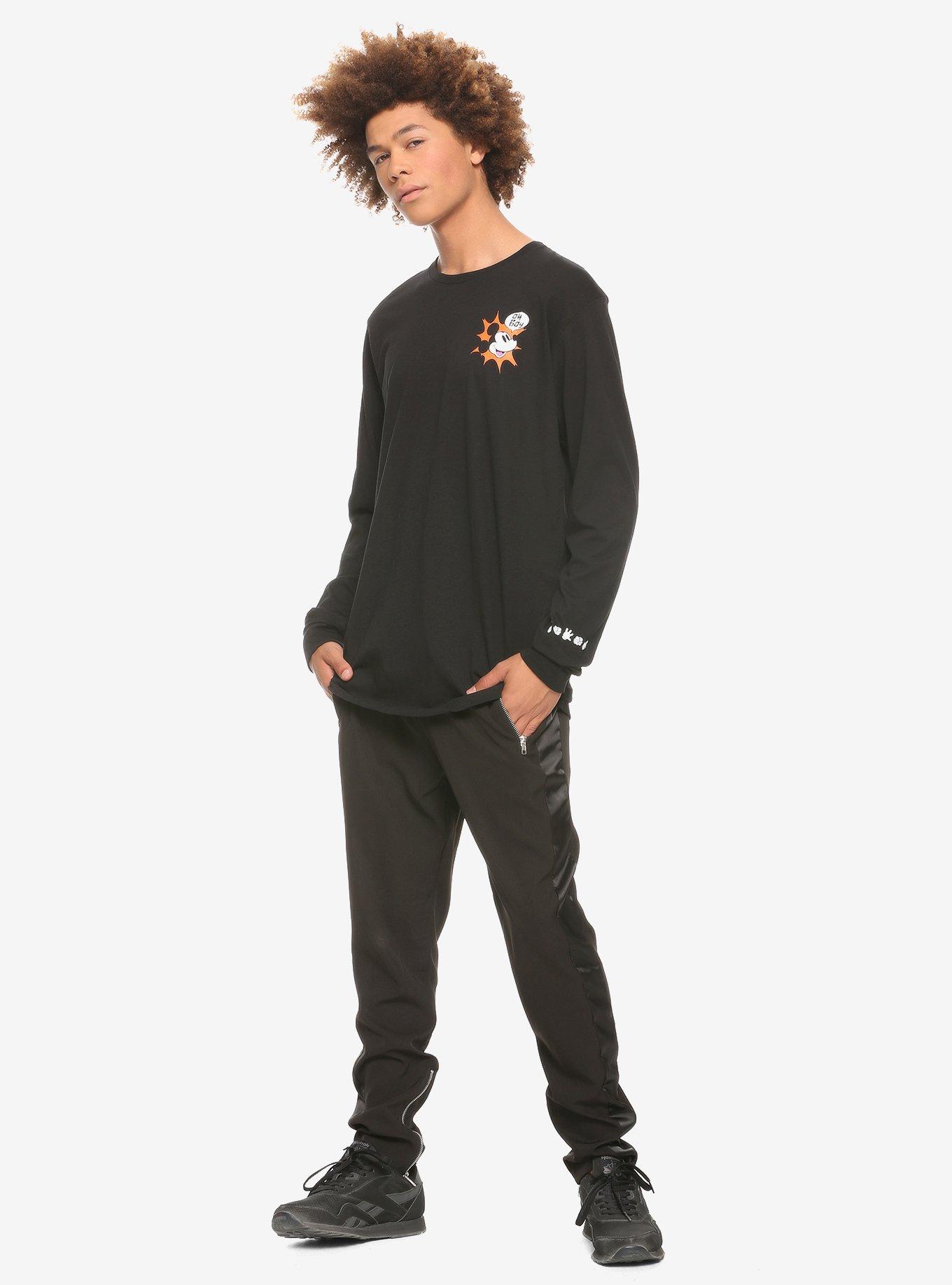 Disney Mickey Mouse Japanese Long-Sleeve T-Shirt, , alternate