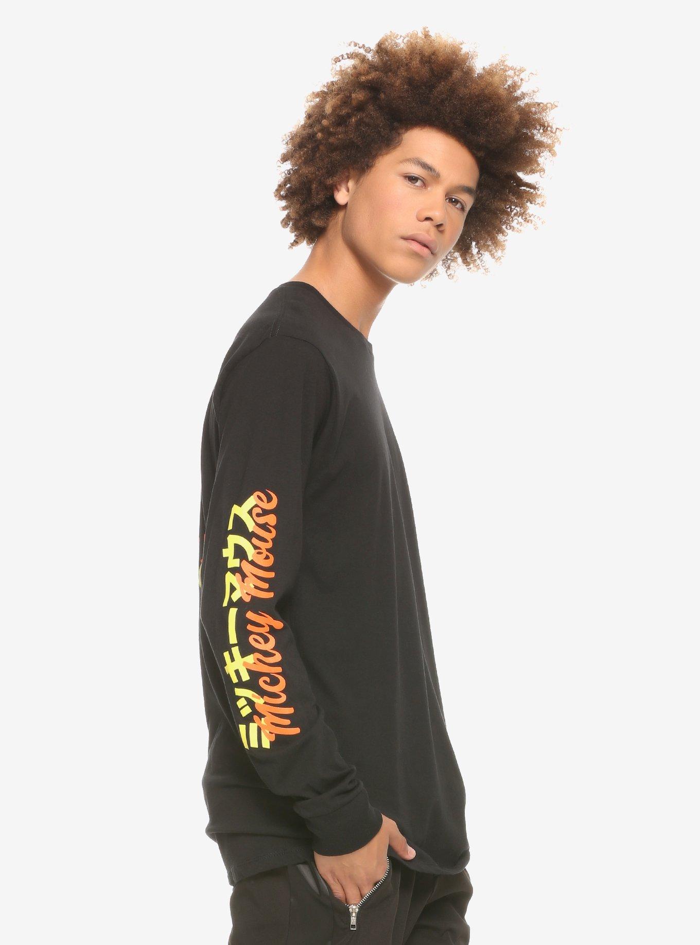 Disney Mickey Mouse Japanese Long-Sleeve T-Shirt, , alternate
