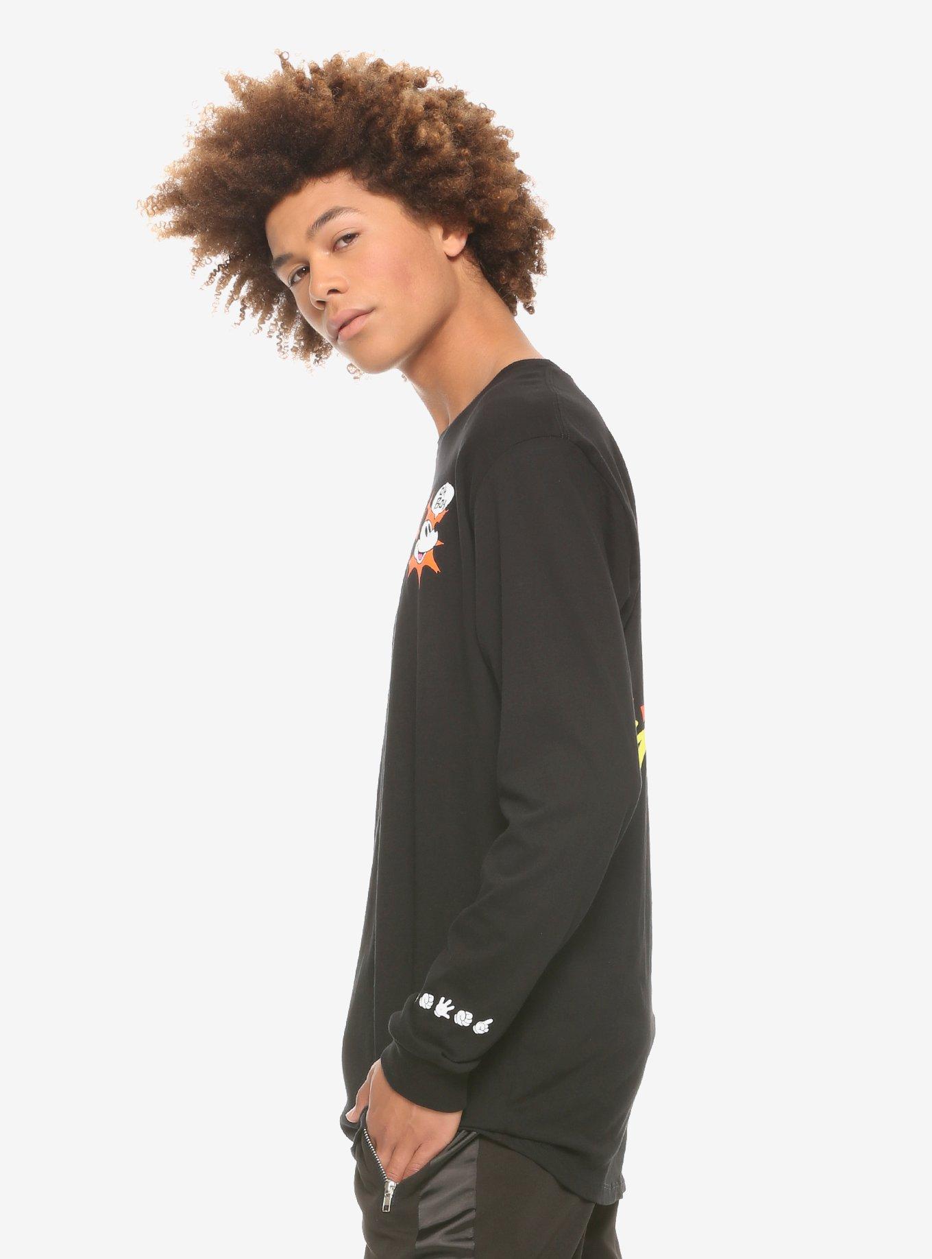 Disney Mickey Mouse Japanese Long-Sleeve T-Shirt, , alternate