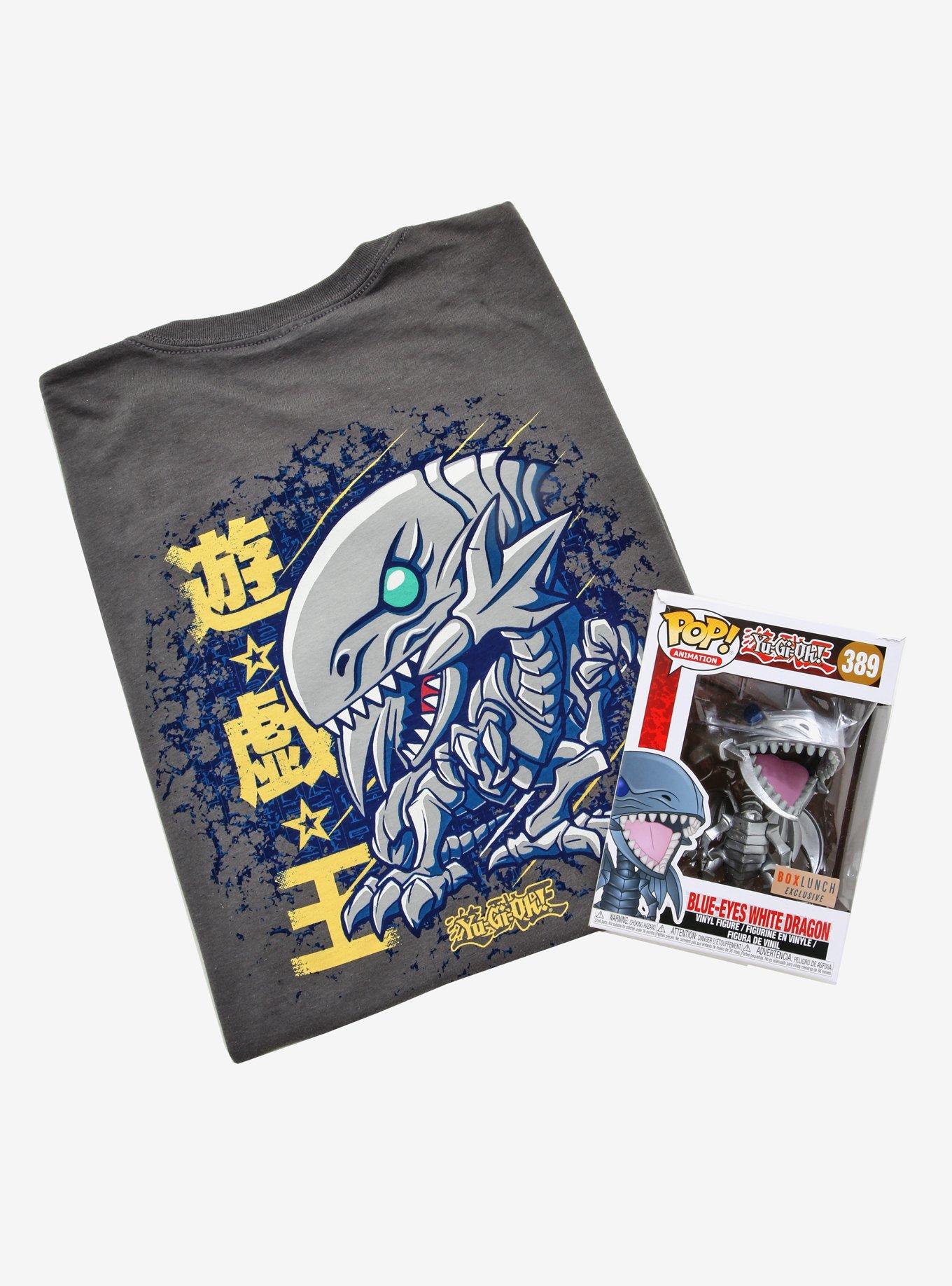 Funko Pop! Tees Yu-Gi-Oh! Blue-Eyes White Dragon T-Shirt & Vinyl Figure Box Set - BoxLunch Exclusive, , alternate