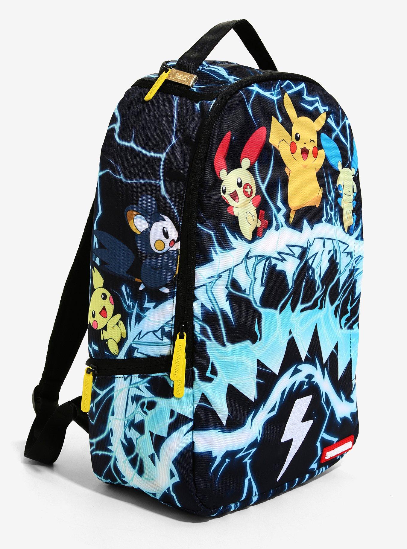 Sprayground Pokemon Pikachu Electric Shark Built-Up Backpack, , alternate