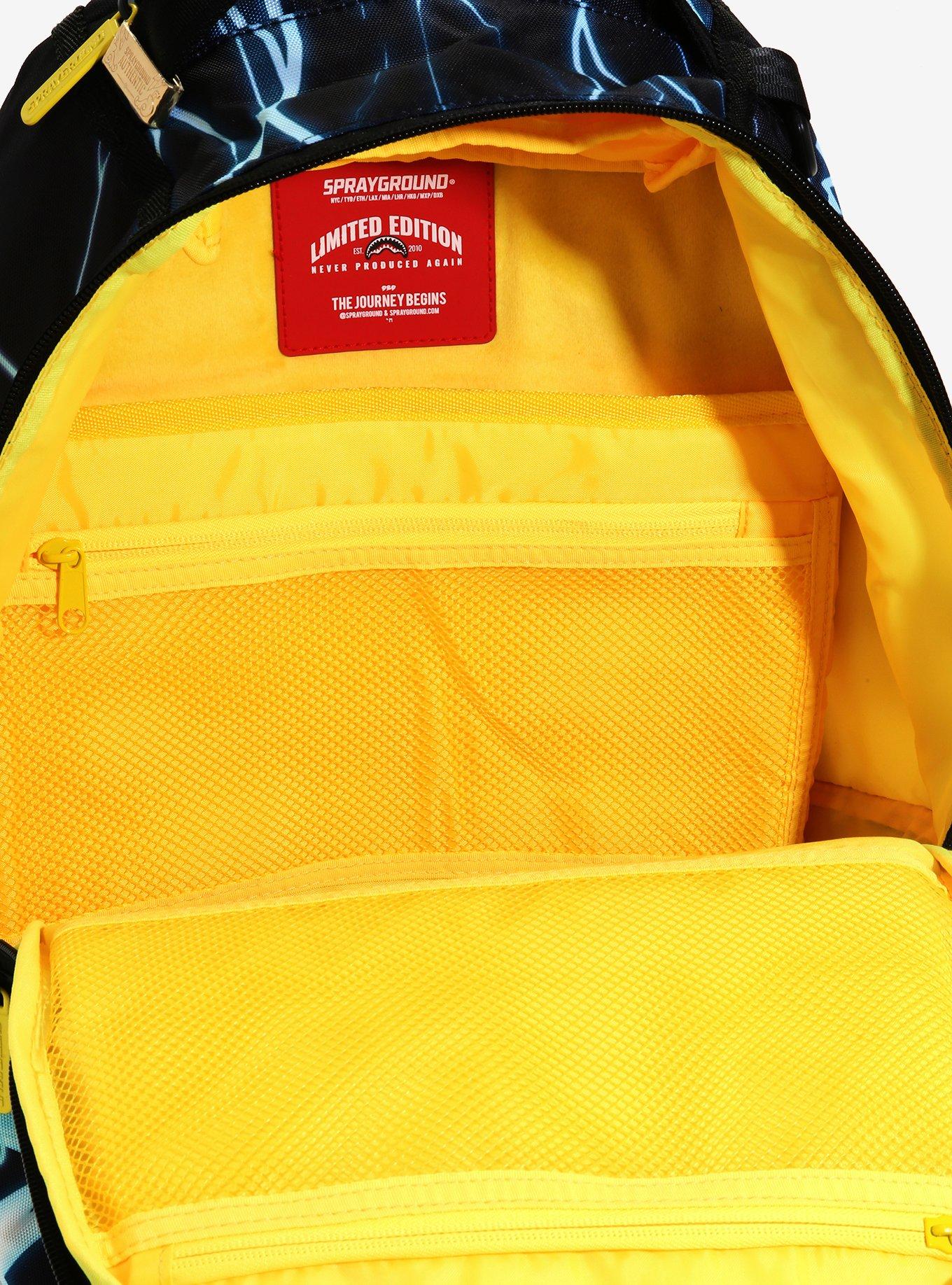 Sprayground Pokemon Pikachu Electric Shark Built-Up Backpack, , alternate