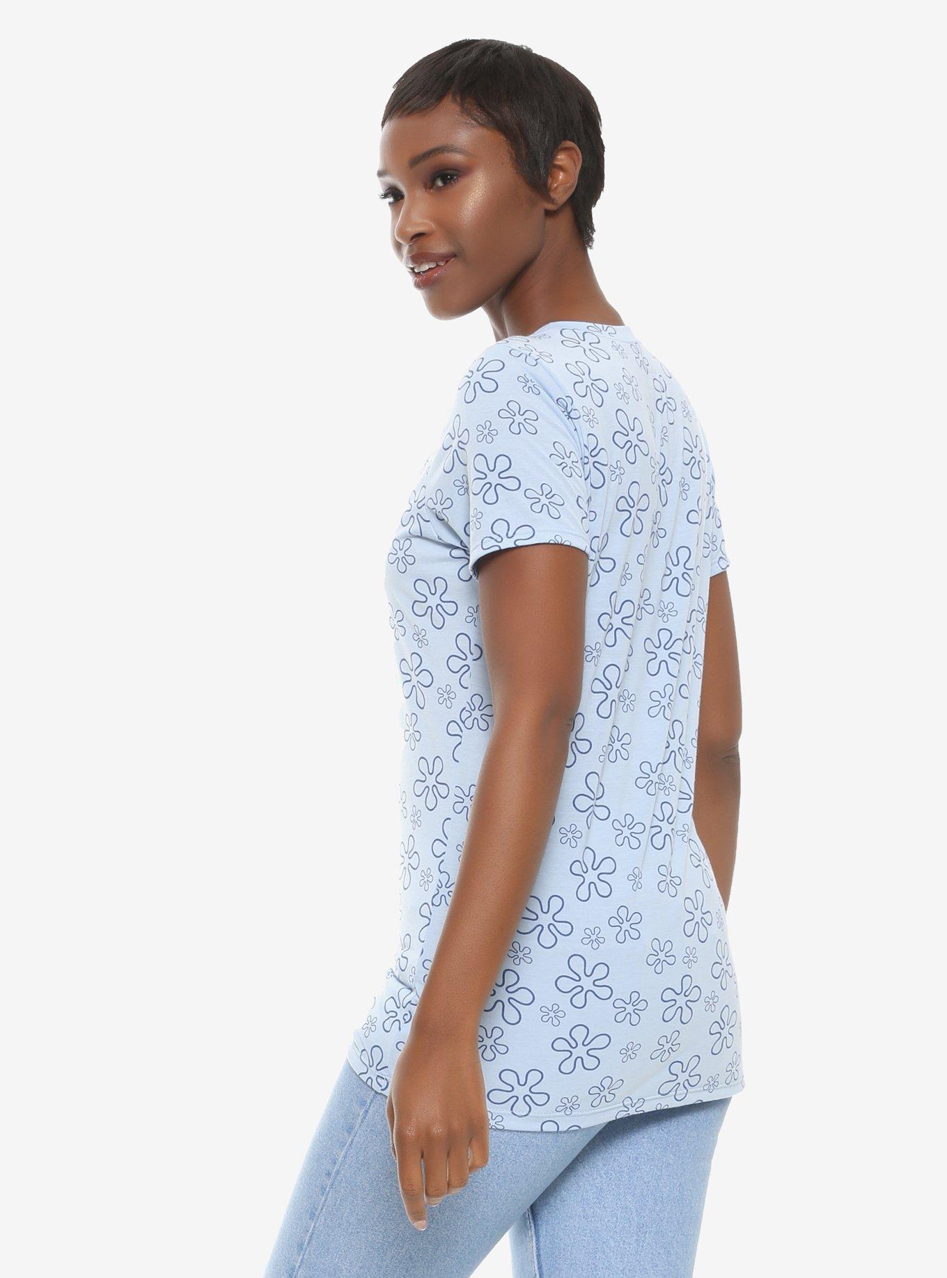 SpongeBob SquarePants Flower Clouds Women's T-Shirt - BoxLunch Exclusive, , alternate