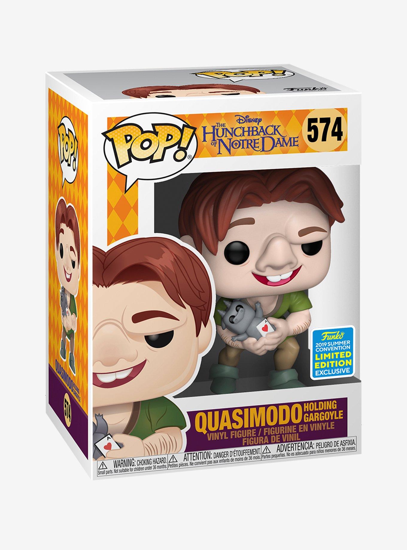 Funko Disney The Hunchback Of Notre Dame Pop! Quasimodo (Holding Gargoyle) Vinyl Figure Summer Convention Exclusive, , alternate