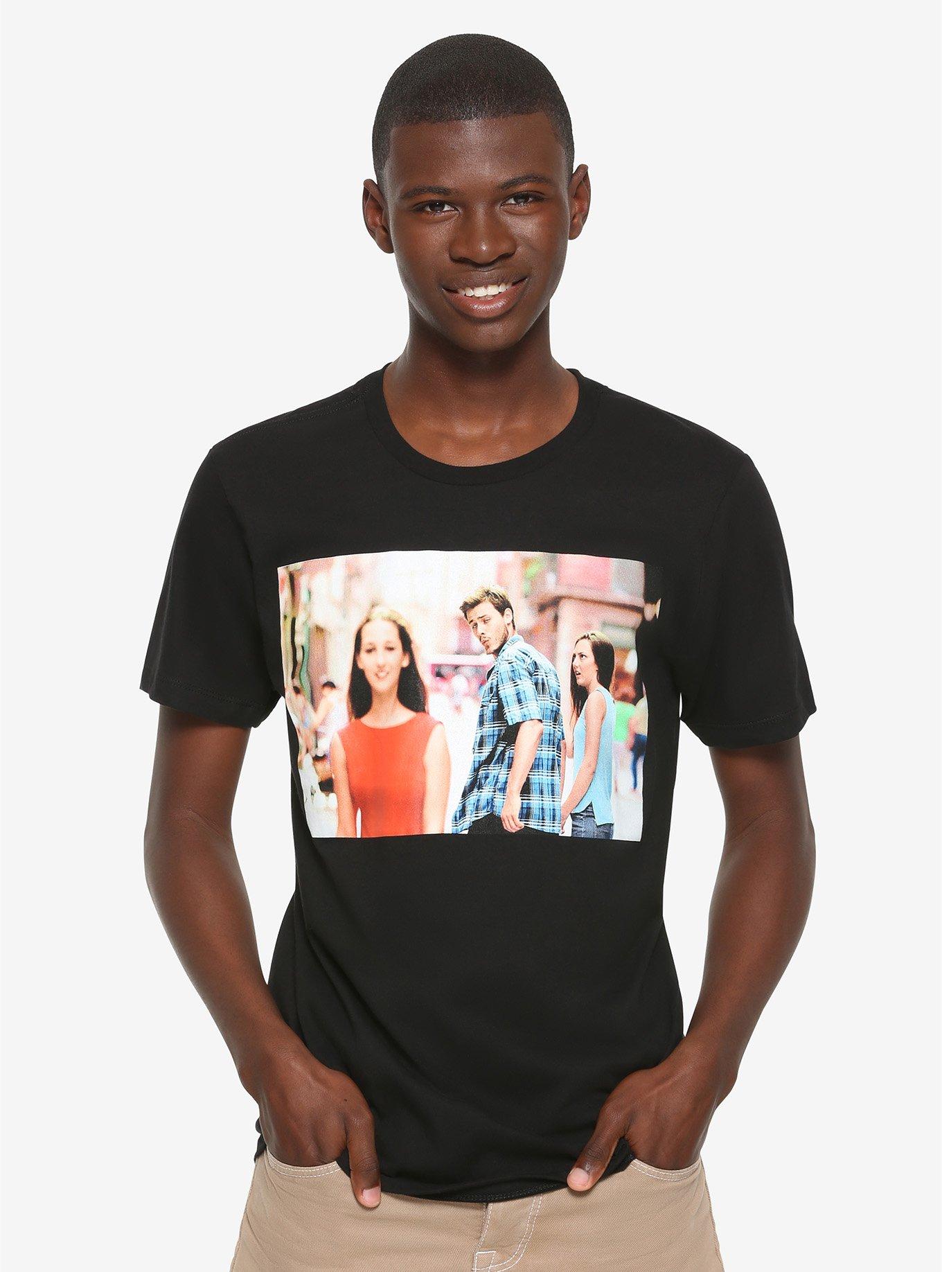 Distracted Boyfriend Meme T-Shirt, MULTI, alternate