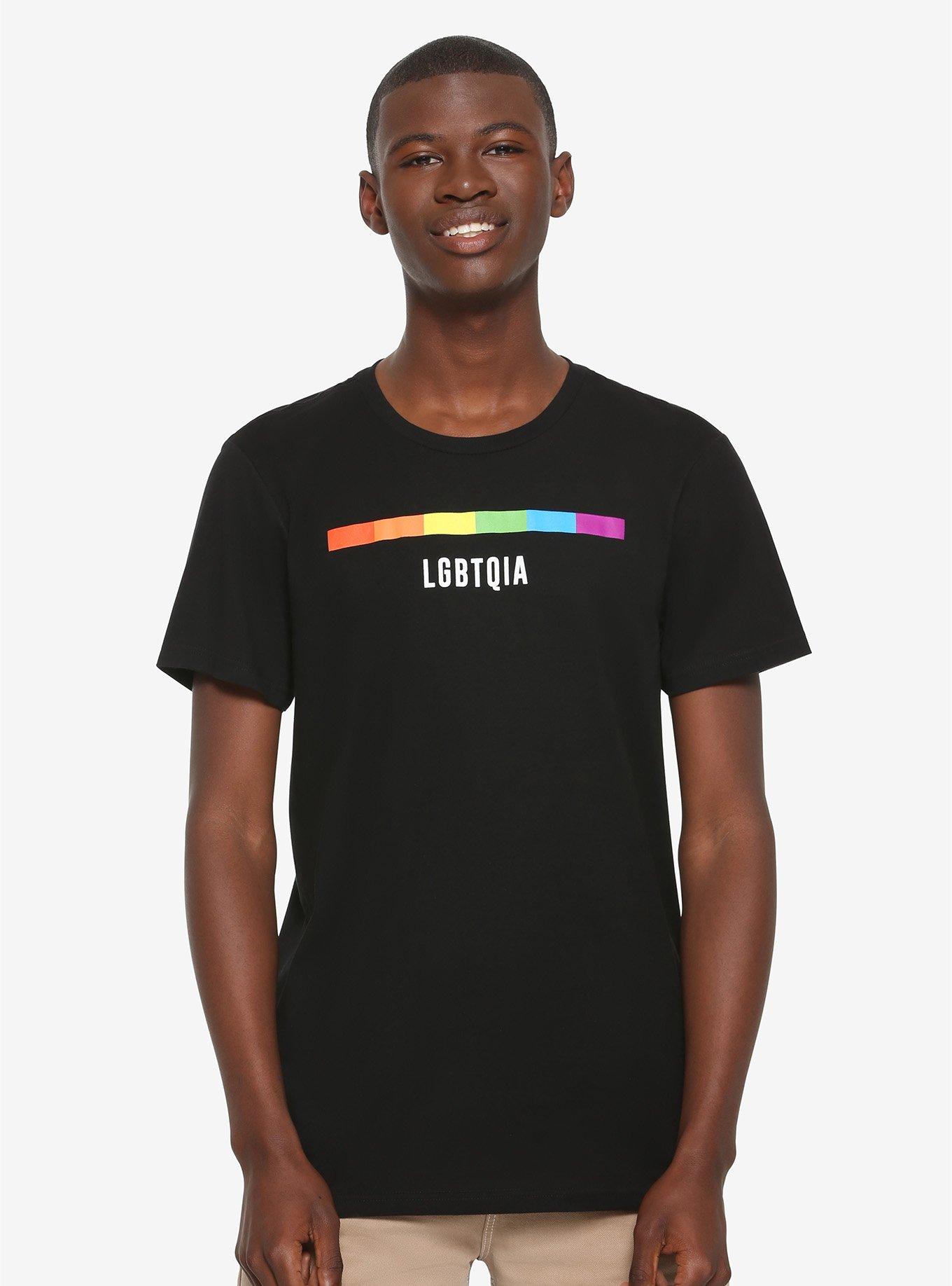LGBTQIA Rainbow Bar T-Shirt, MULTI, alternate