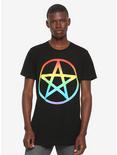 Rainbow Pentagram T-Shirt, , alternate