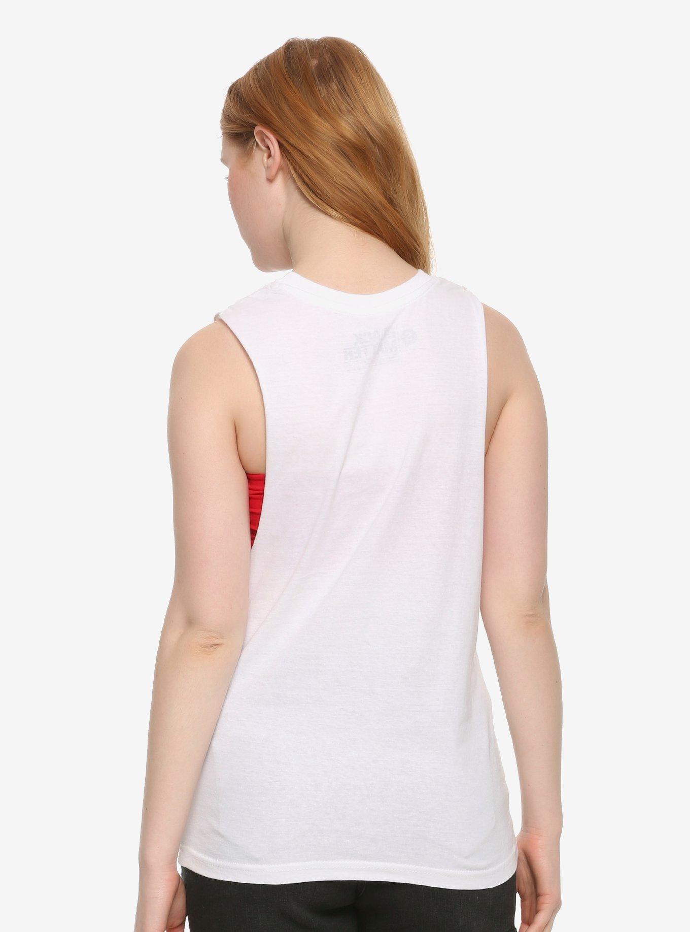 Music Wings Flight Charm Girls Muscle Top, BLACK, alternate