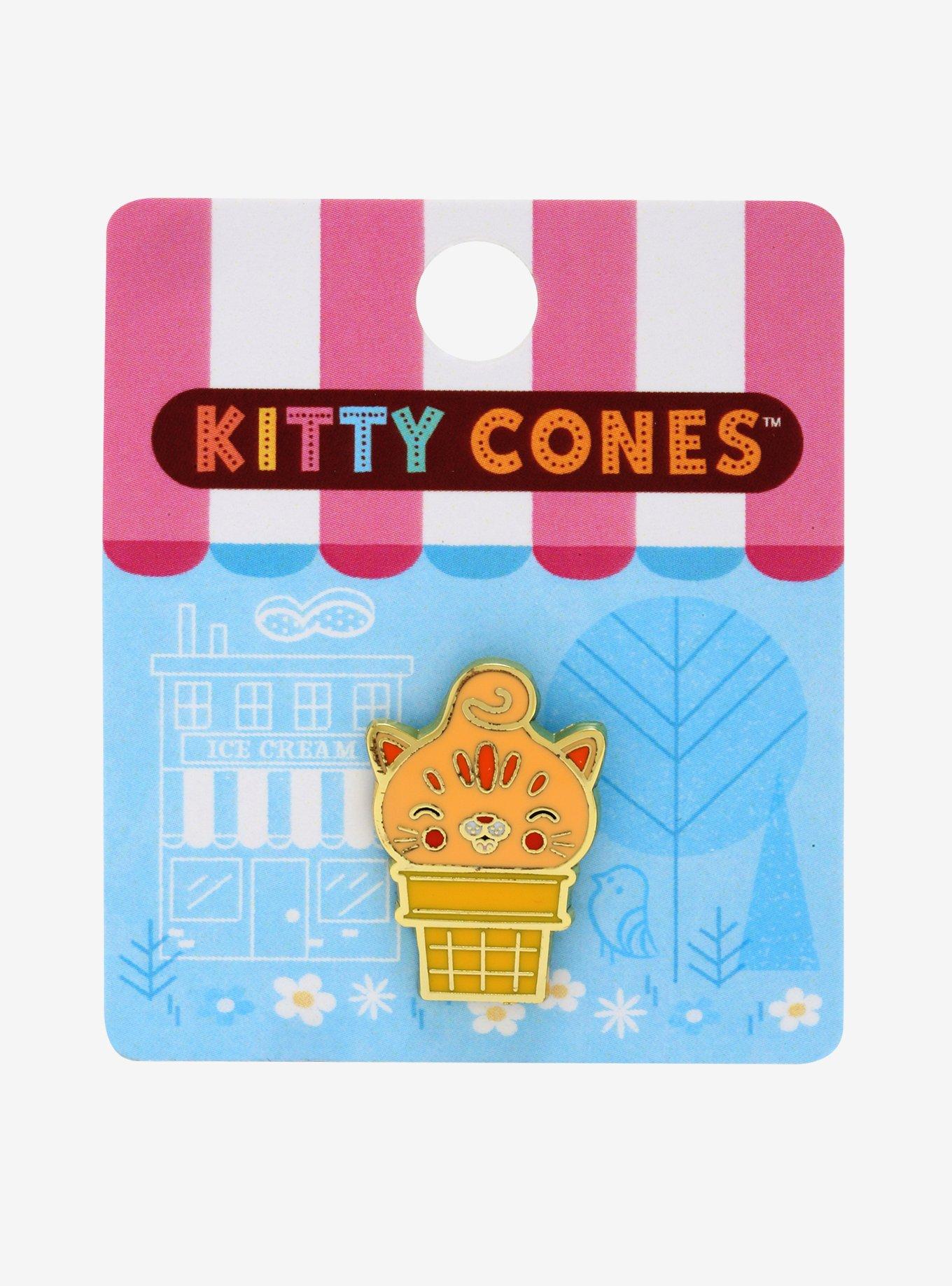 Kitty Cones Sherburt Enamel Pin, , alternate
