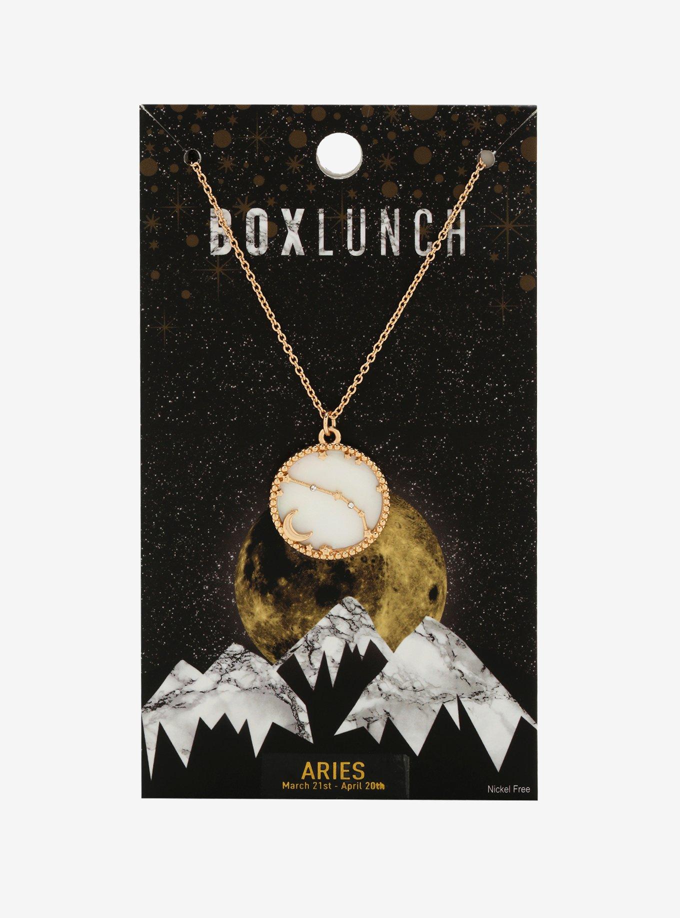 Aries Constellation Coin Necklace - BoxLunch Exclusive, , alternate