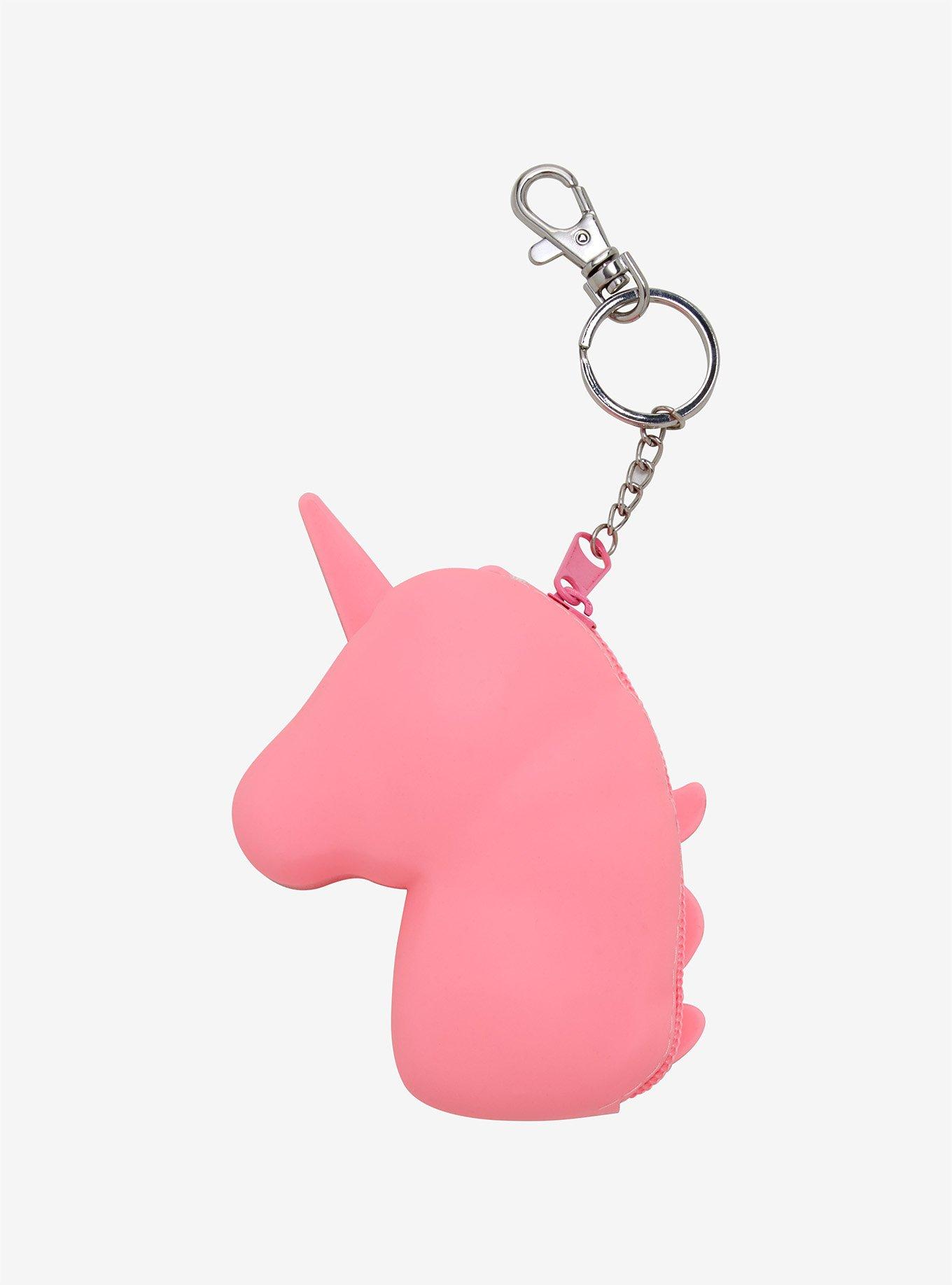 Unicorn Coin Purse Key Chain, , alternate