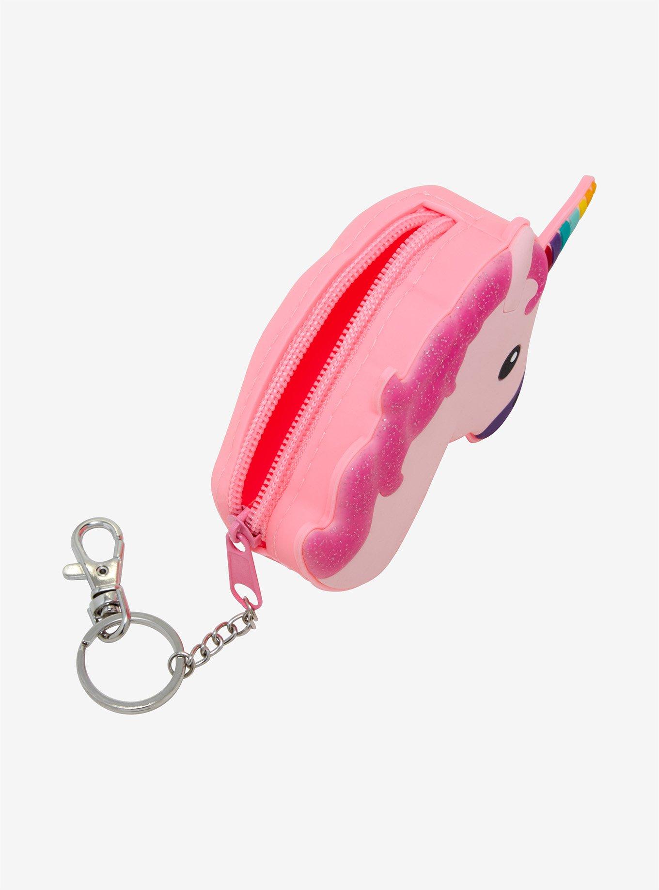 Unicorn Coin Purse Key Chain, , alternate