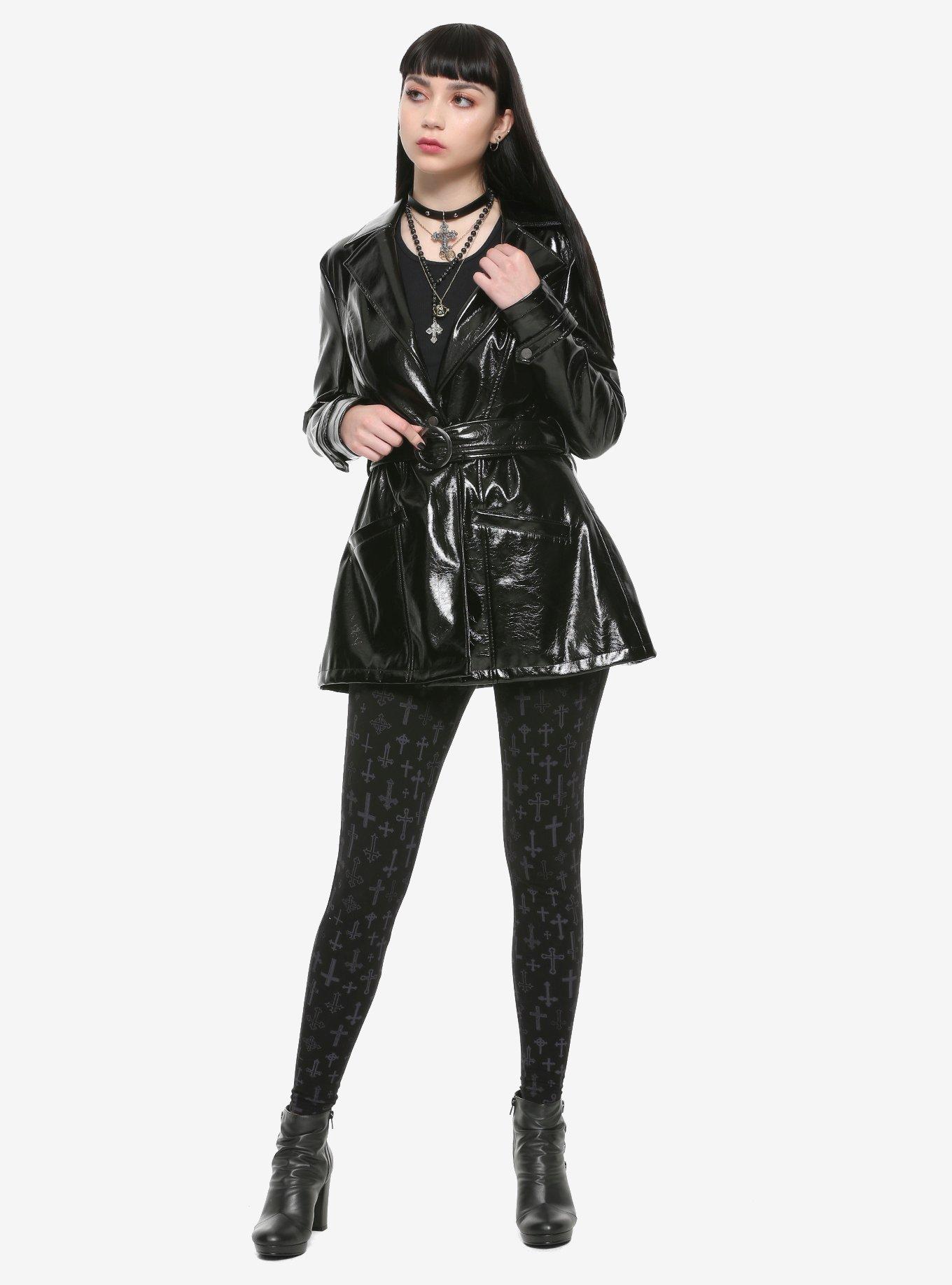 The Craft Nancy Girls Trench Coat, BLACK, alternate