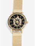 Harry Potter Hufflepuff Metal & Leather Watch Set - BoxLunch Exclusive, , alternate