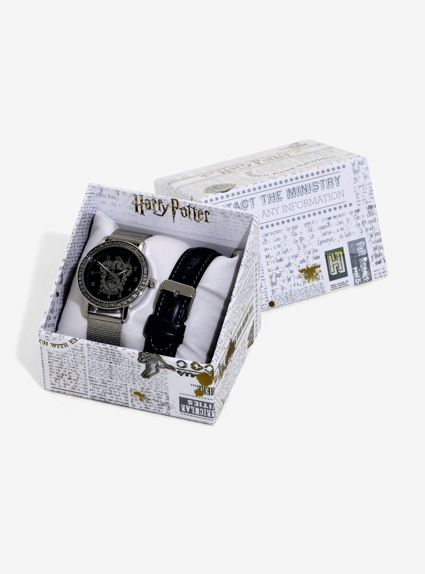 Harry Potter Ravenclaw Metal & Leather Watch Set - BoxLunch Exclusive, , alternate