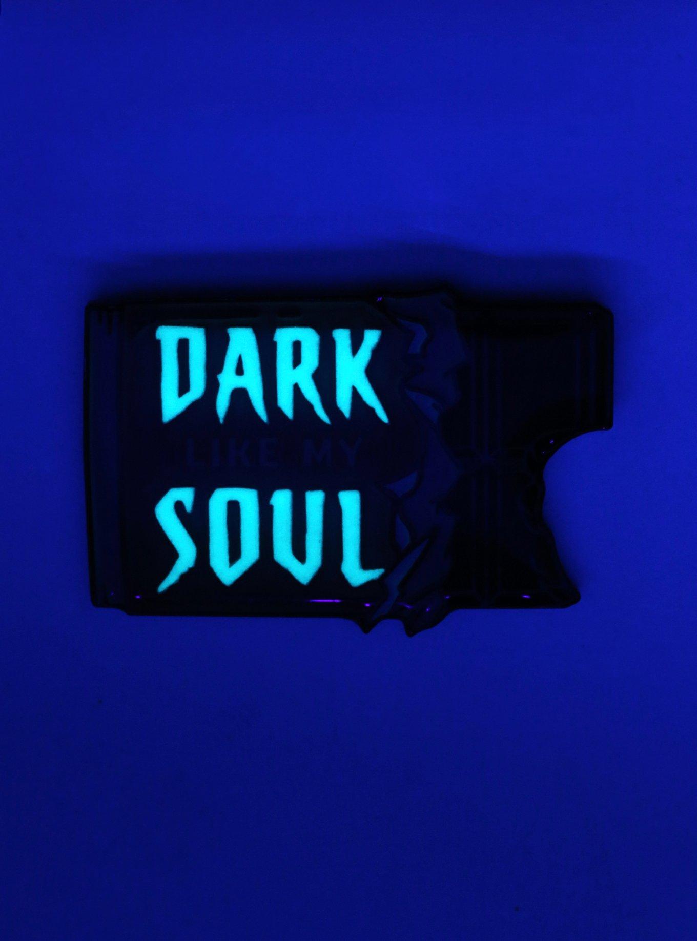 Dark Soul Chocolate Bar Glow-In-The-Dark Enamel Pin, , alternate