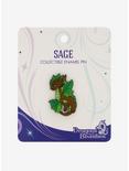 Sage Dragon Enamel Pin, , alternate