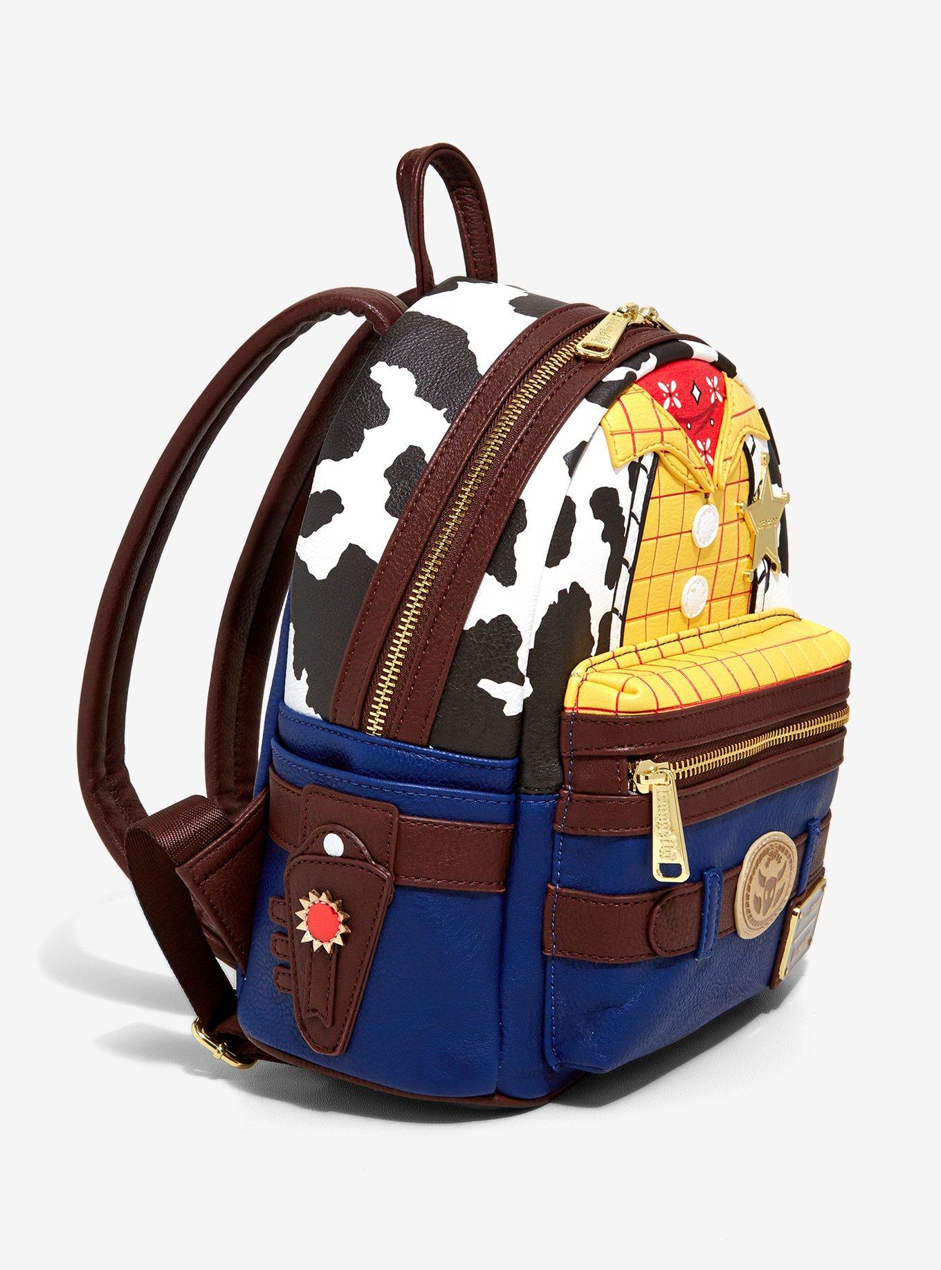 Loungefly Disney Pixar Toy Story Sheriff Woody Mini Backpack, , alternate