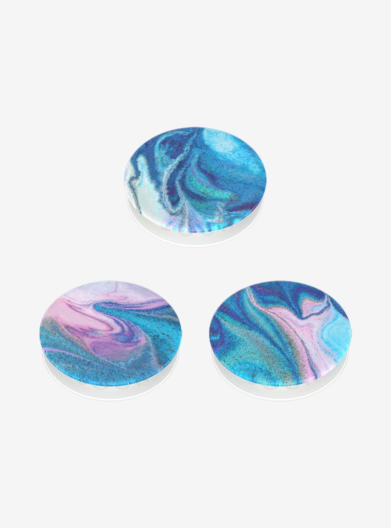 PopSockets Pop Minis Blue Swirl Phone Grip & Stand 3 Pack, , alternate - view 2