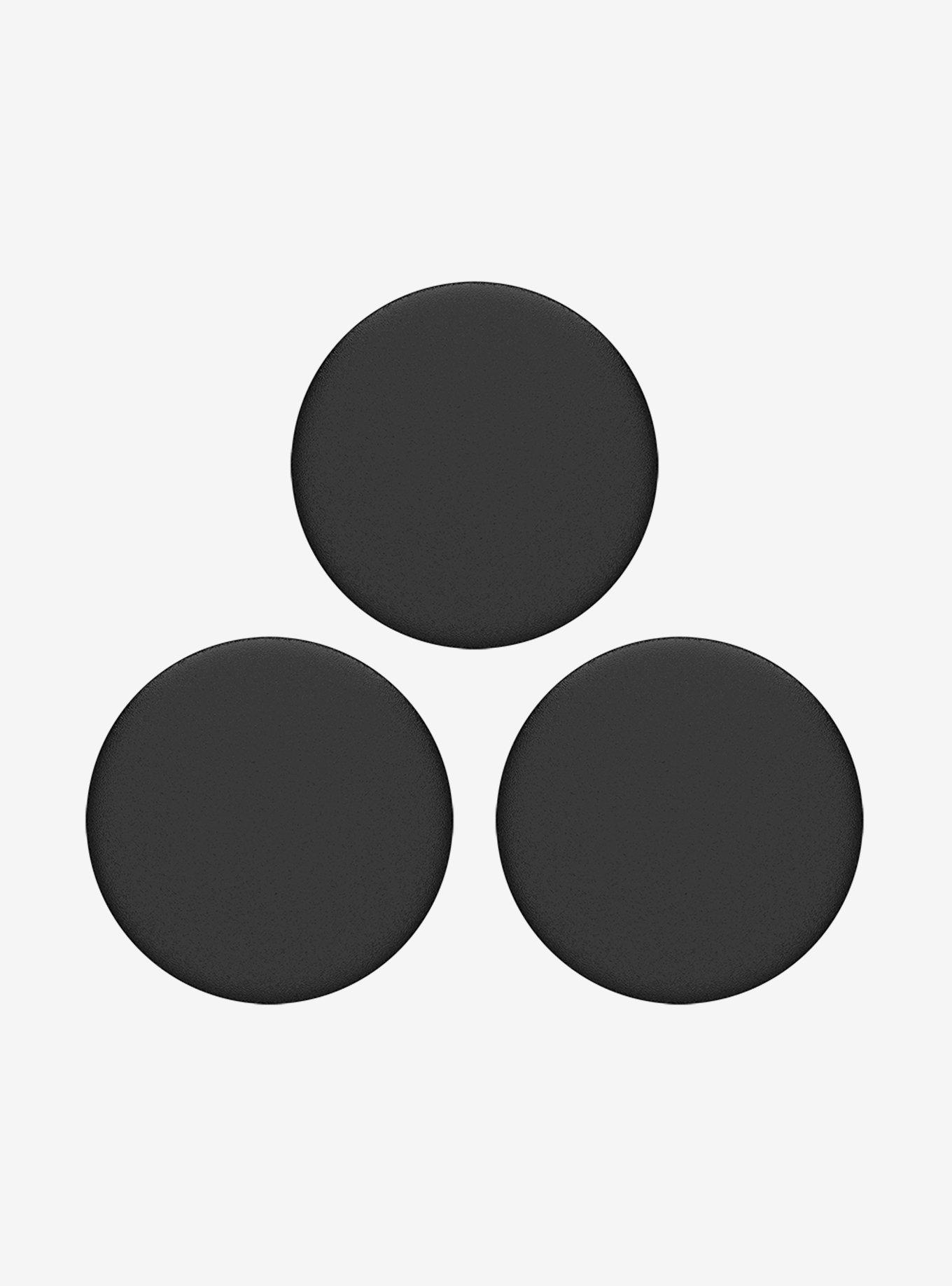 PopSockets Pop Minis Black Phone Grip & Stand 3 Pack, , alternate