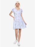 Disney Alice In Wonderland Quotes Button-Front Dress, MULTI, alternate