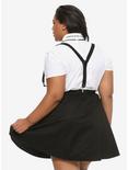 The Craft Pentagram Suspender Skirt Plus Size, BLACK, alternate