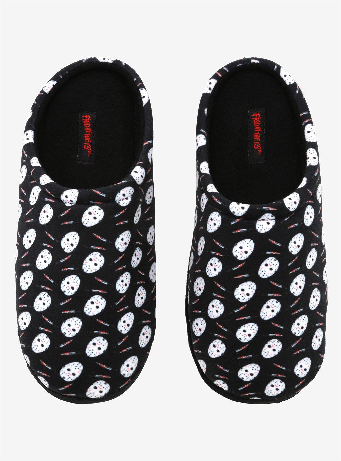 Friday The 13th Jason Mask Slippers, MULTI, alternate