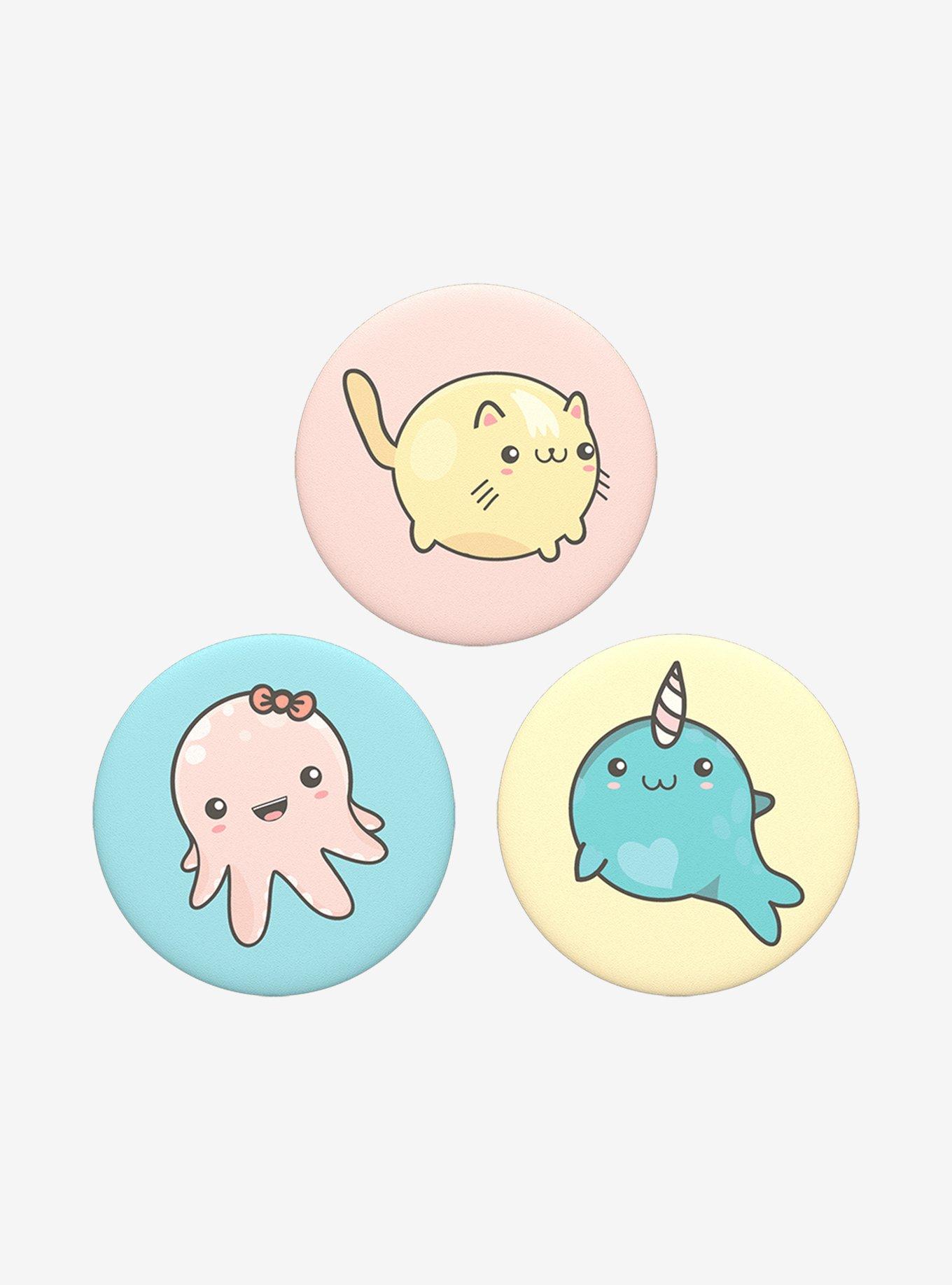 PopSockets PopMinis Kawaii Critters Phone Grip & Stand 3 Pack, , alternate