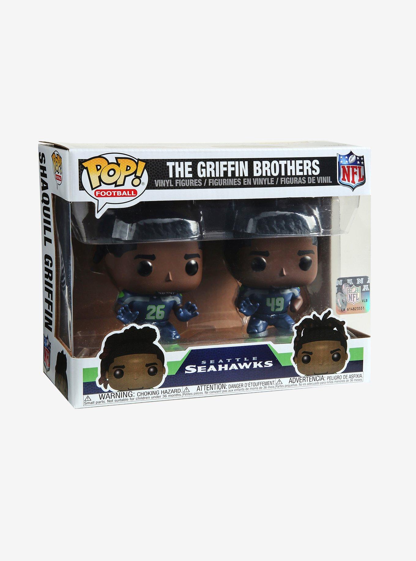 Funko NFL Seahawks Pop! Football The Griffin Brothers Vinyl Figures, , alternate