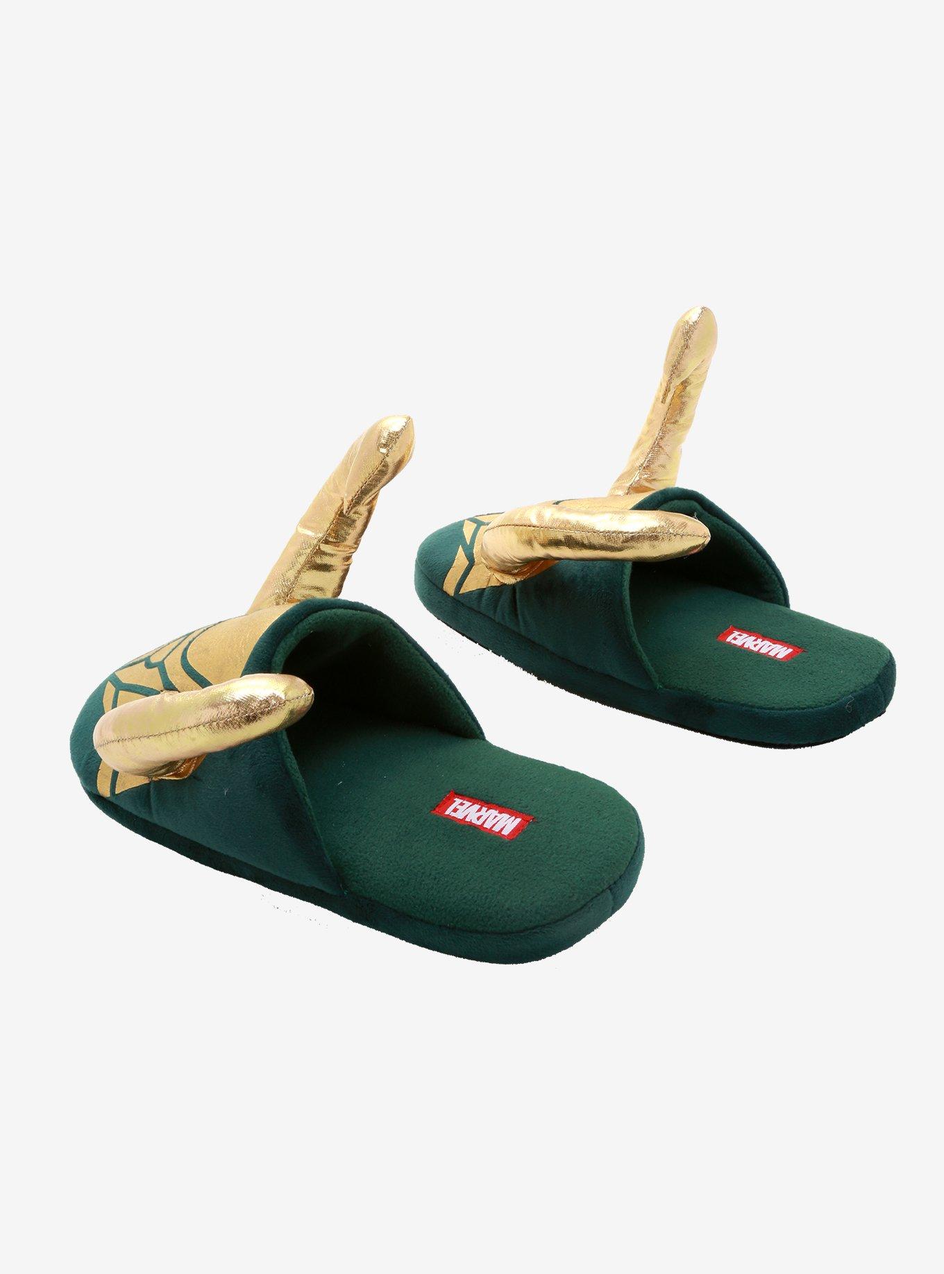 Marvel Loki Plush Slippers, MULTI, alternate