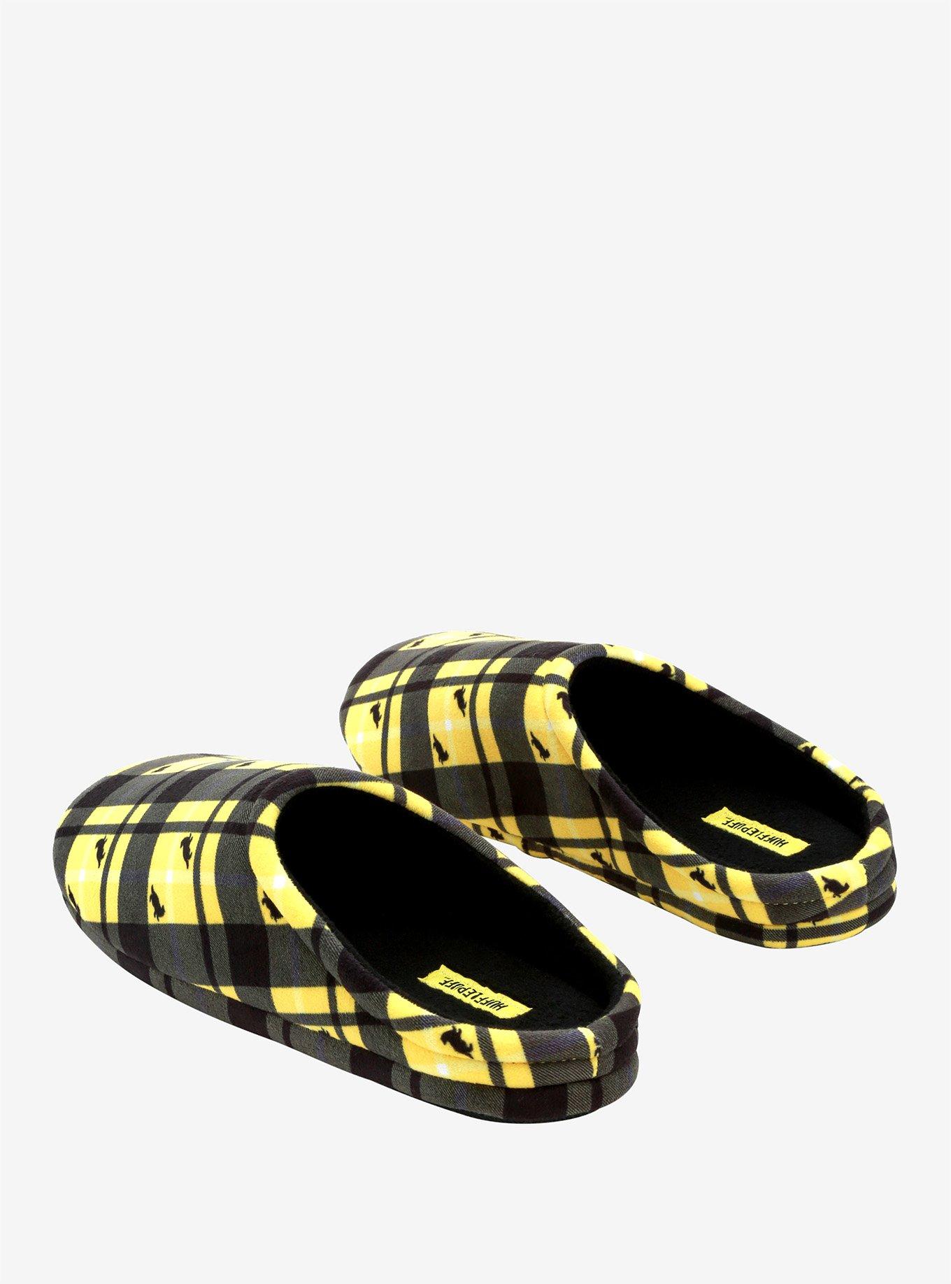 Harry Potter Hufflepuff Plaid Slippers, MULTI, alternate