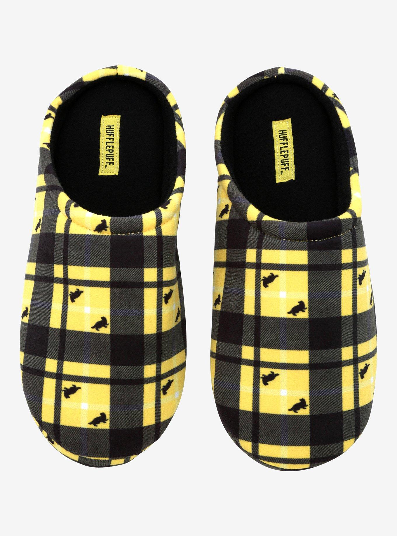 Harry Potter Hufflepuff Plaid Slippers, MULTI, alternate