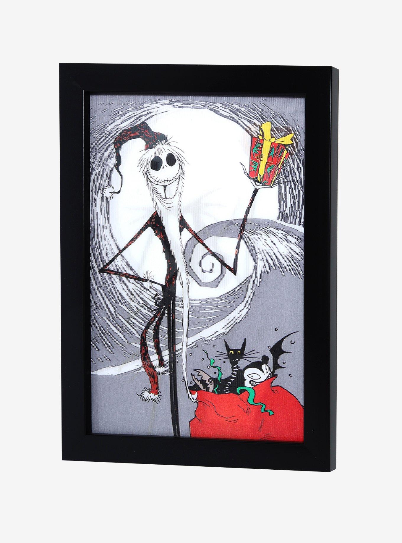 Disney The Nightmare Before Christmas Framed Lenticular Wall Art - BoxLunch Exclusive, , alternate