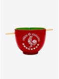 Sriracha Ramen Bowl with Chopsticks, , alternate