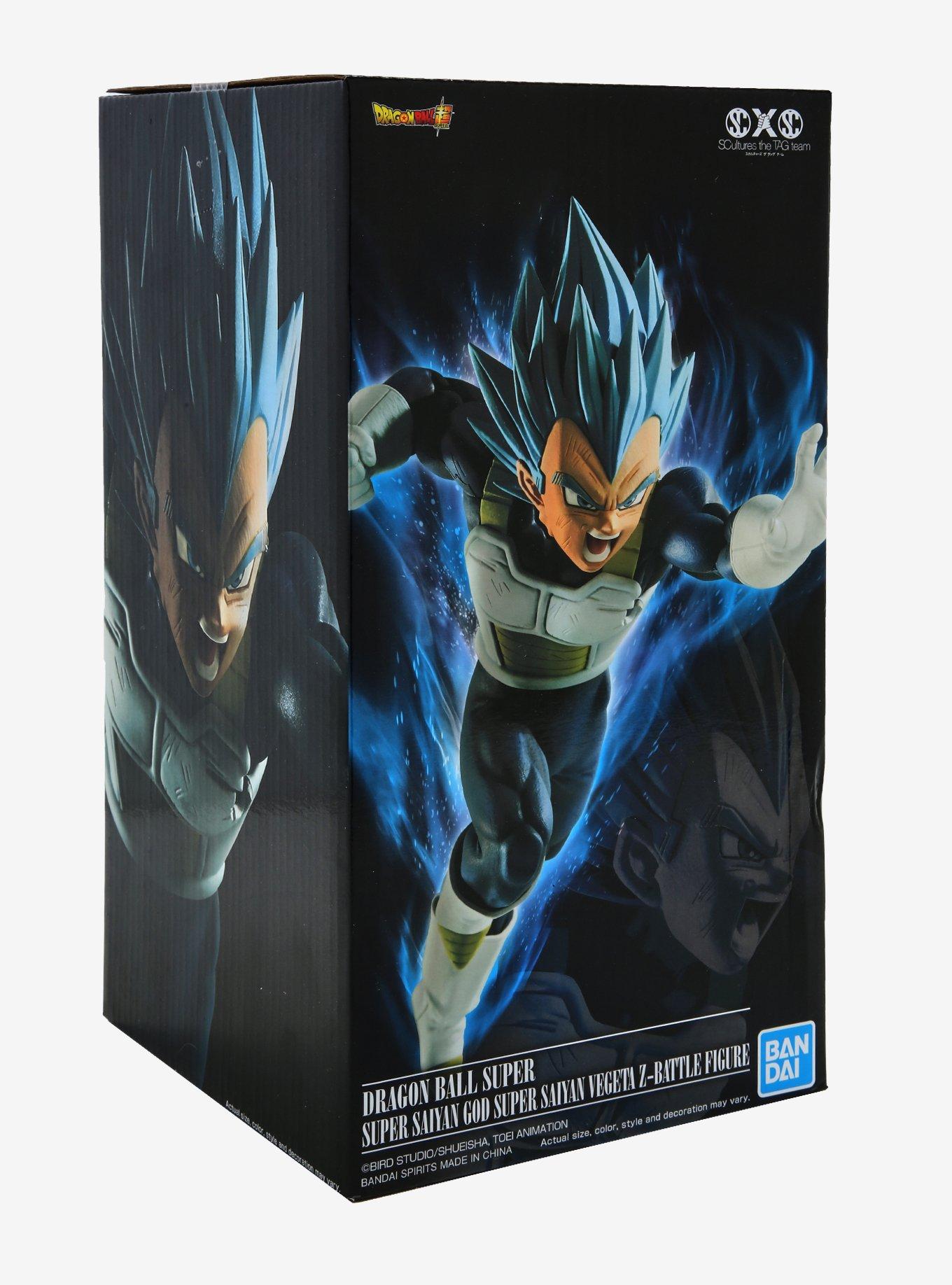 Banpresto Dragon Ball Super Warriors Battle Retsuden Z Super Saiyan God Super Saiyan Vegeta Collectible Figure, , alternate