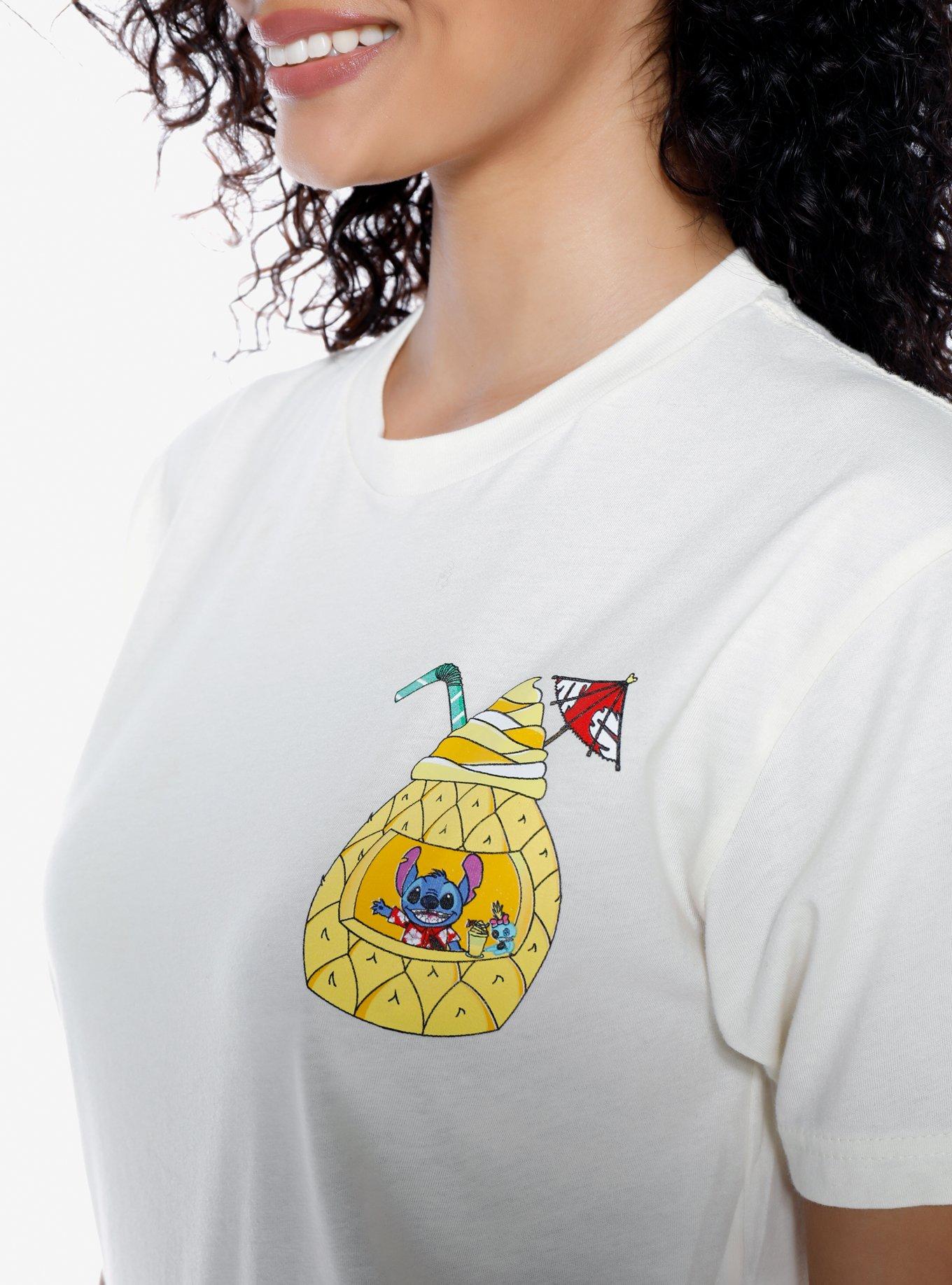 Disney Lilo & Stitch Pineapple Dole Whip Womens T-Shirt - BoxLunch Exclusive, , alternate