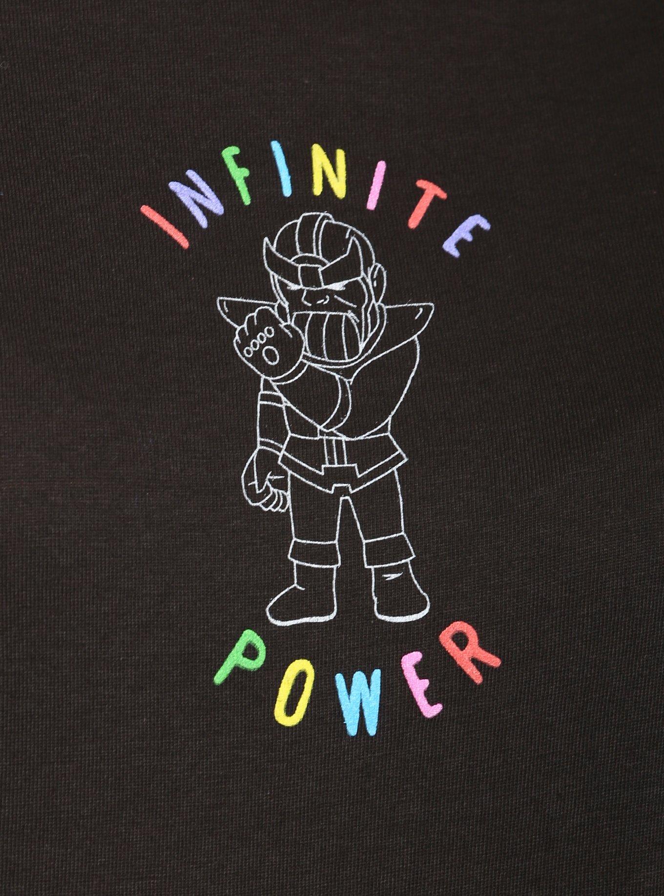 Marvel Avengers Thanos Infinite Power Women's T-Shirt - BoxLunch Exclusive, BLACK, alternate