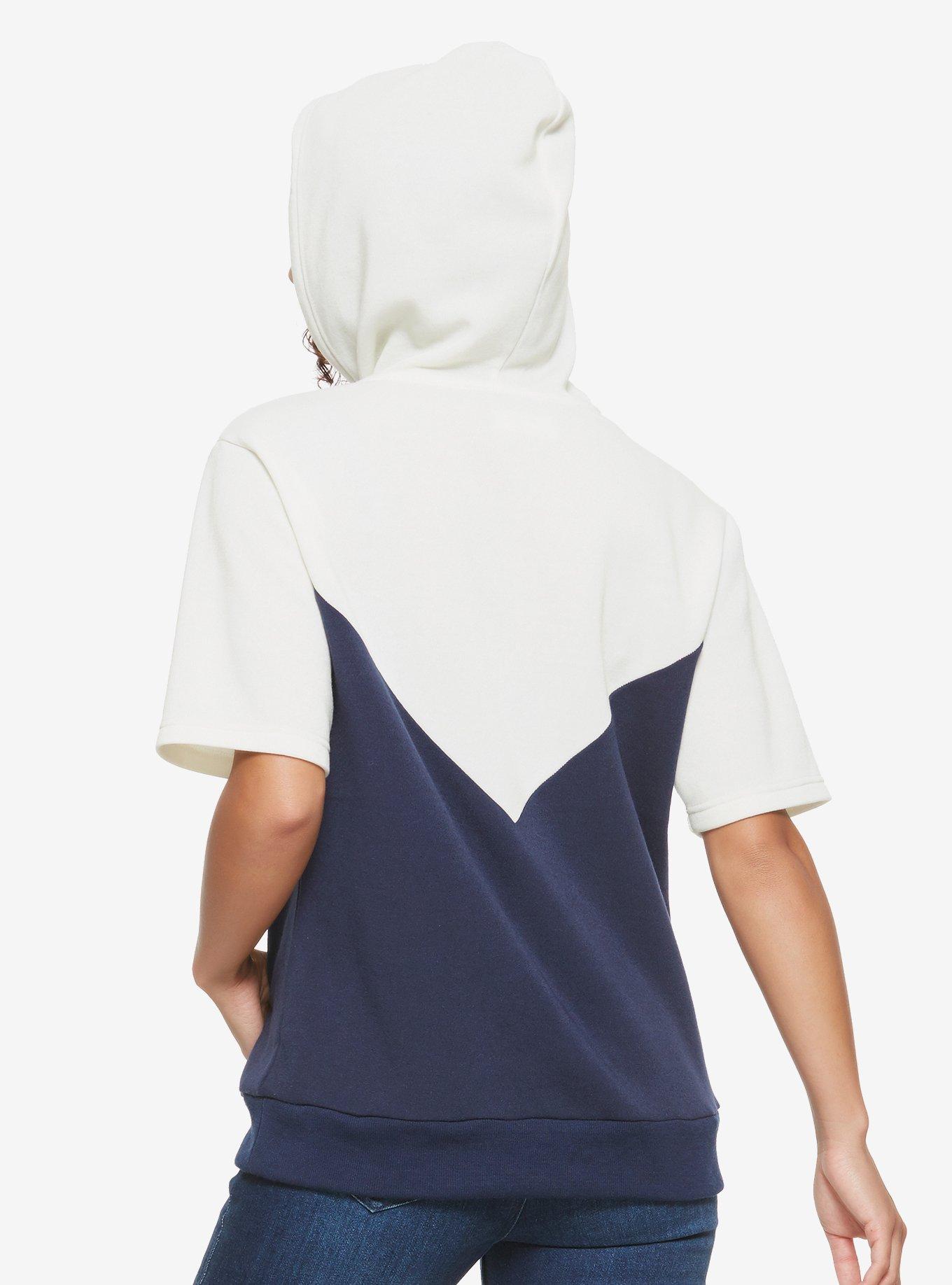 Marvel Spider-Man Colorblock Women's Short Sleeve Hoodie - BoxLunch Exclusive, , alternate