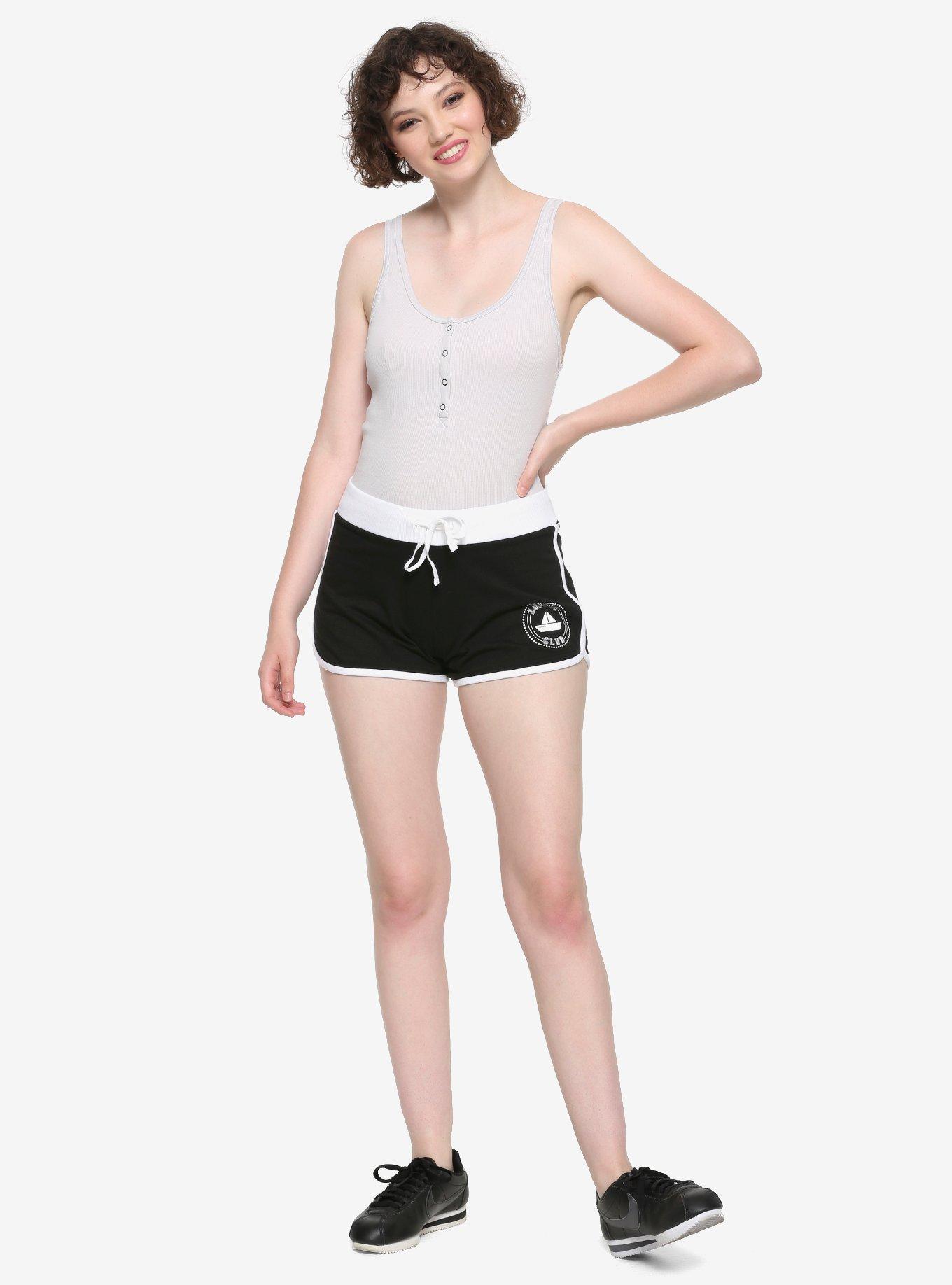 IT Losers Club Girls Soft Shorts, BLACK, alternate