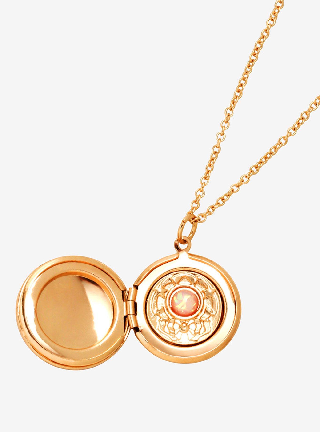 Sailor Moon Crystal Star Compact Necklace - BoxLunch Exclusive, , alternate
