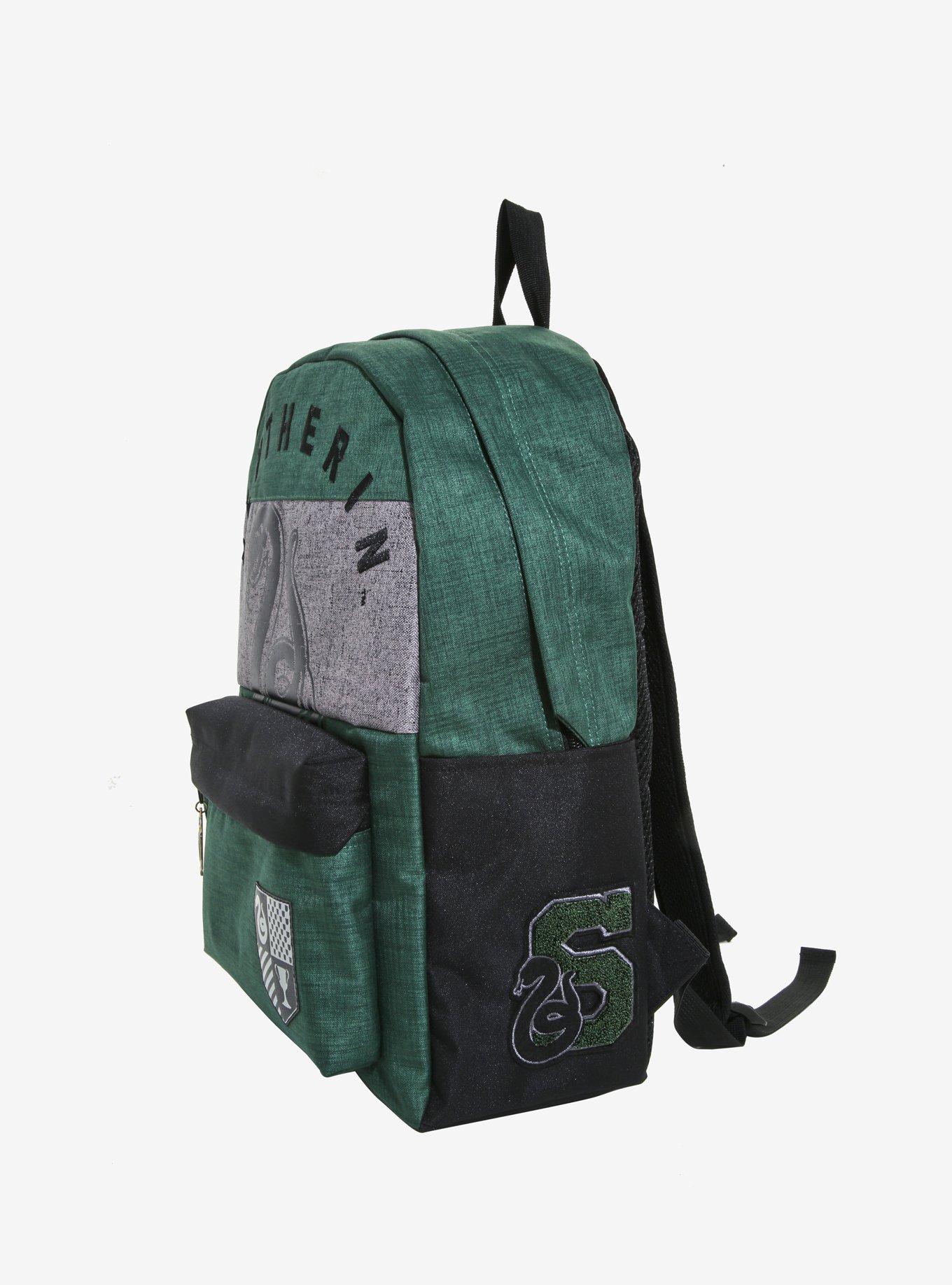 Harry Potter Slytherin Color-Block Backpack, , alternate