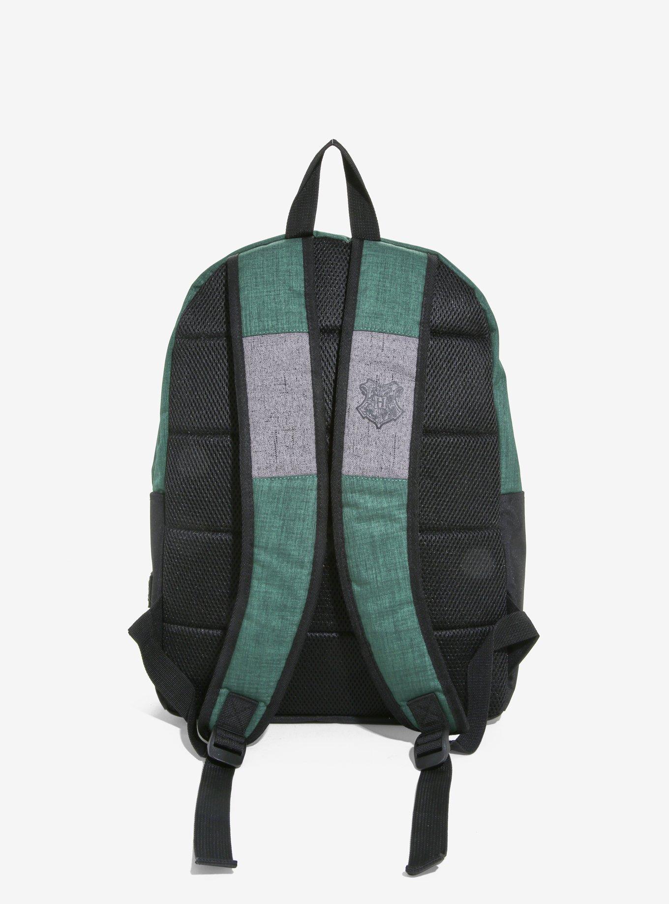 Harry Potter Slytherin Color Block Backpack Hot Topic