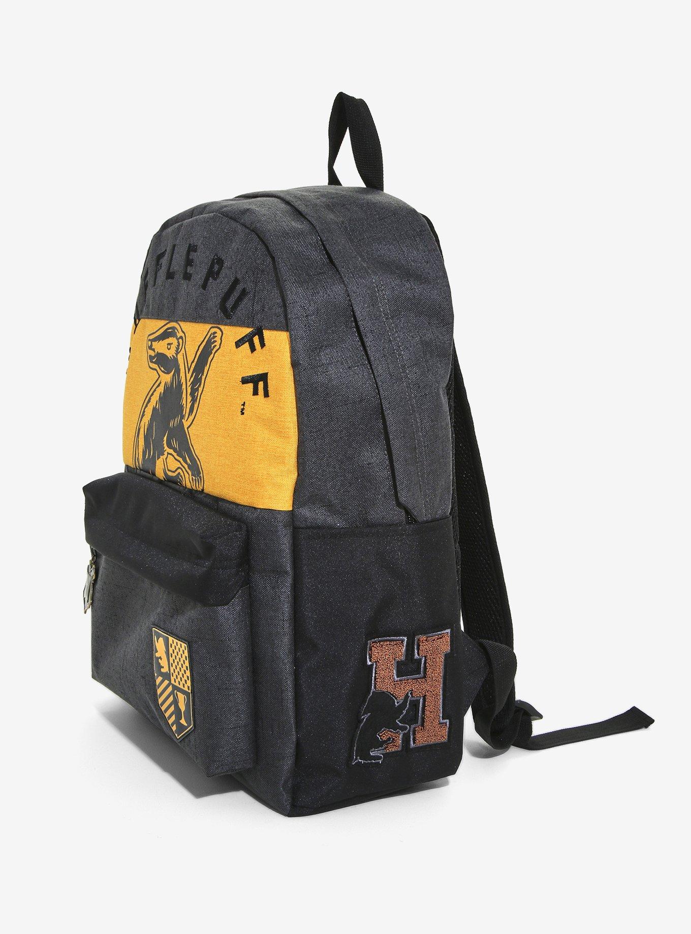 Harry Potter Hufflepuff Color-Block Backpack, , alternate