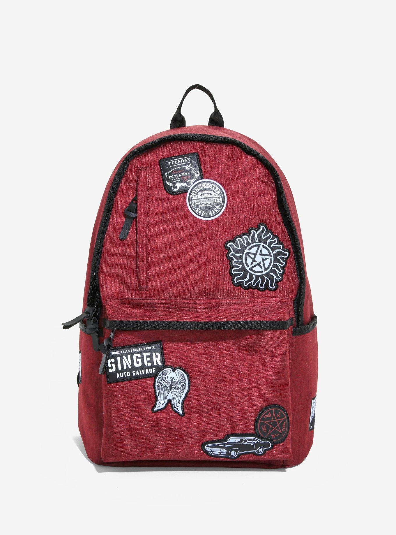 Supernatural Patches Backpack, , alternate