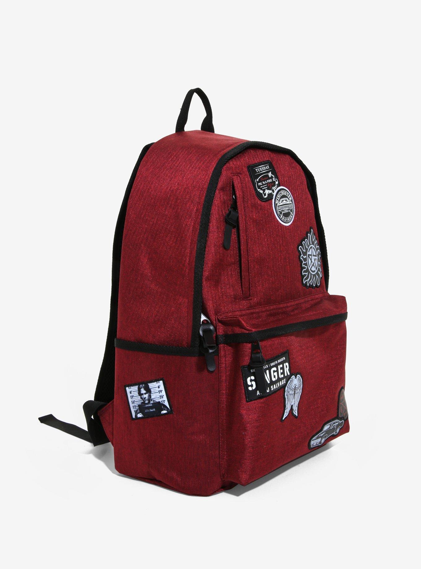 Supernatural Patches Backpack, , alternate