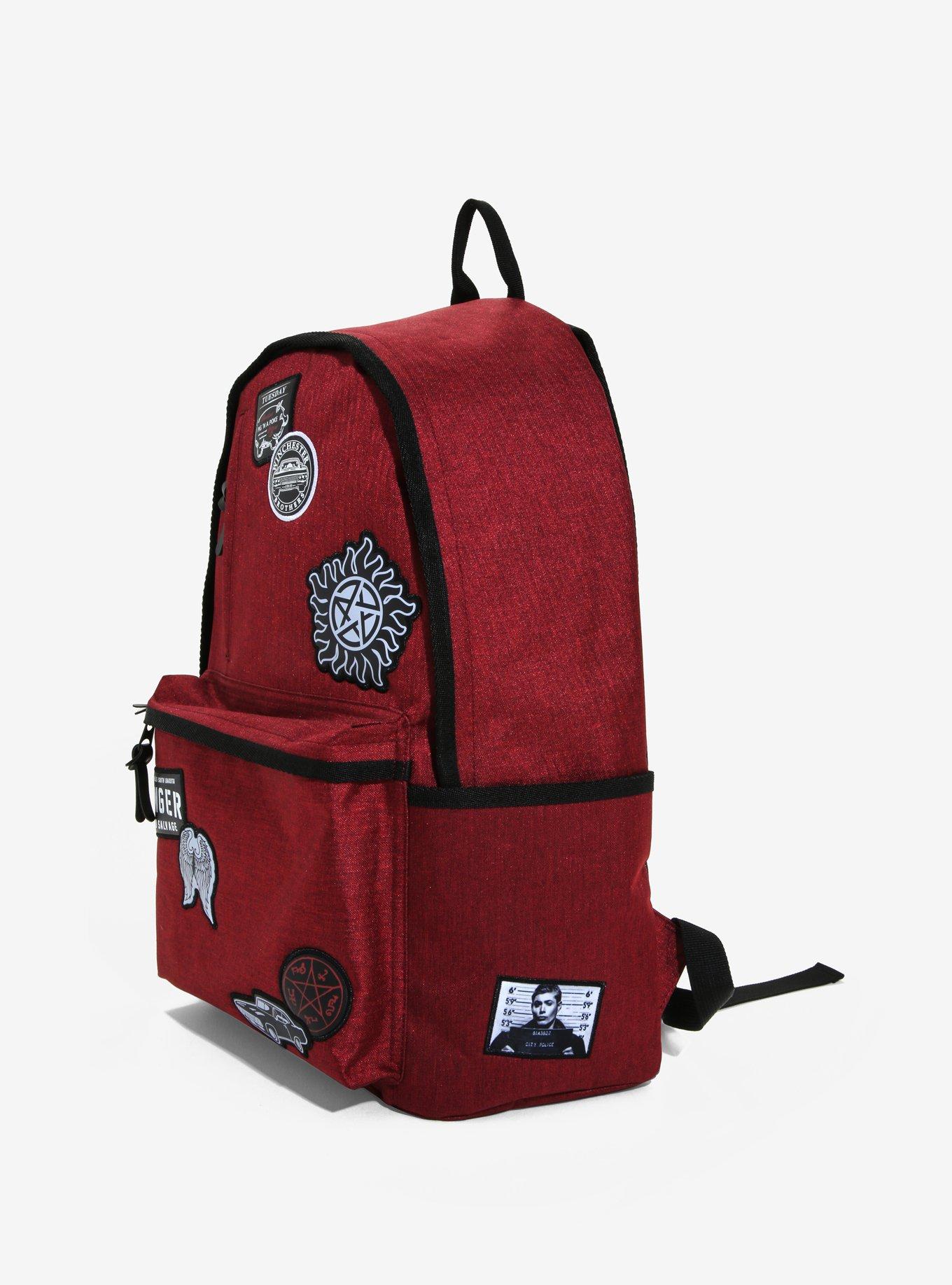 Supernatural Patches Backpack, , alternate