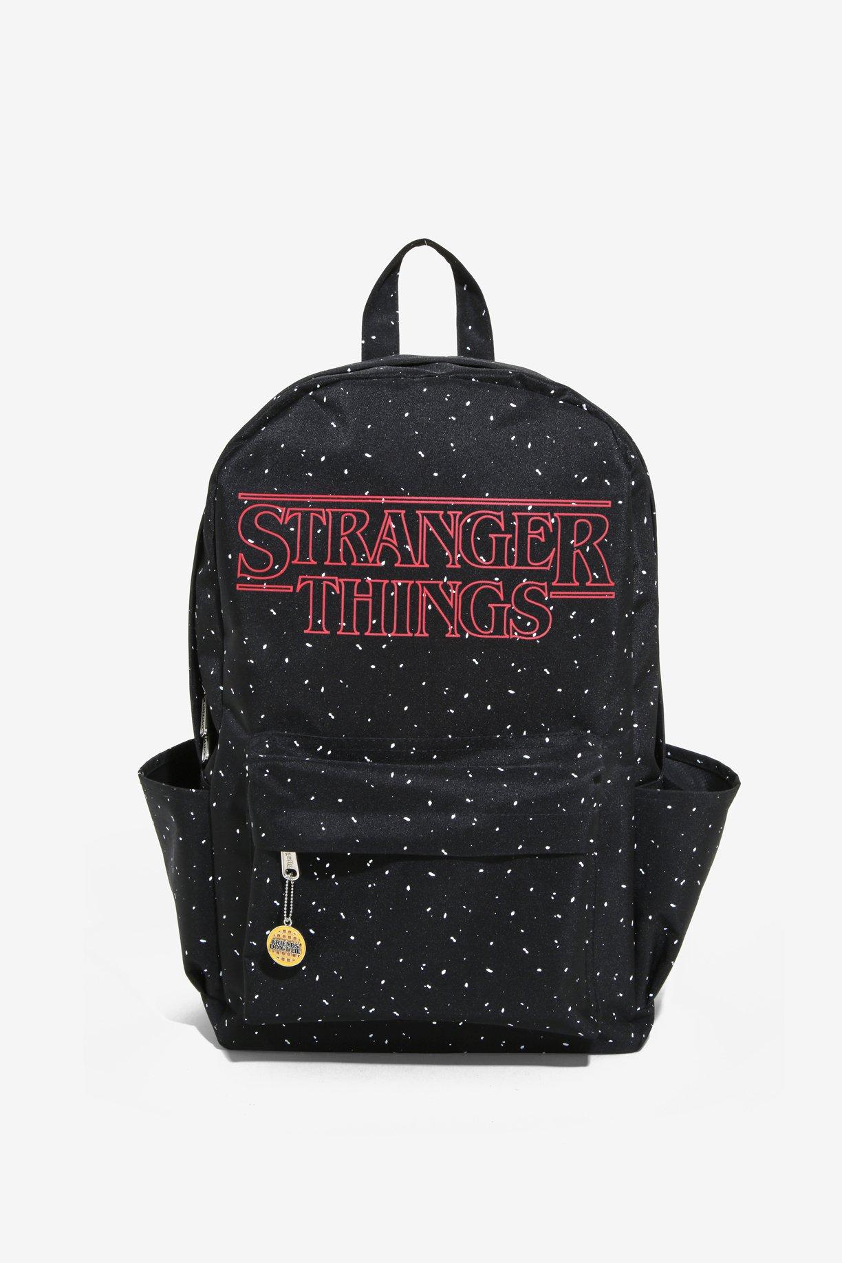 Loungefly Stranger Things Logo Speckled Backpack, , alternate