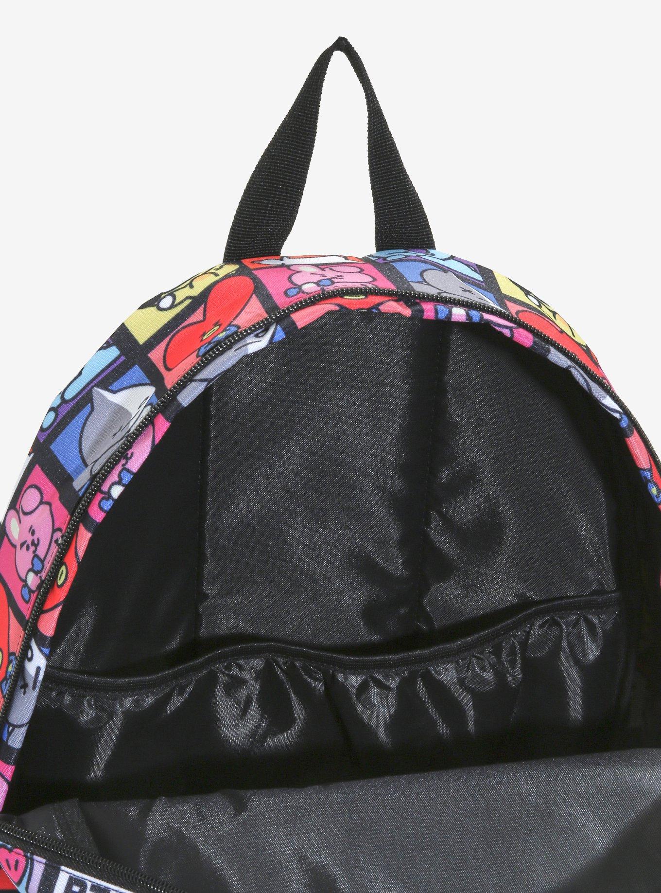 BT21 Character Grid Backpack, , alternate